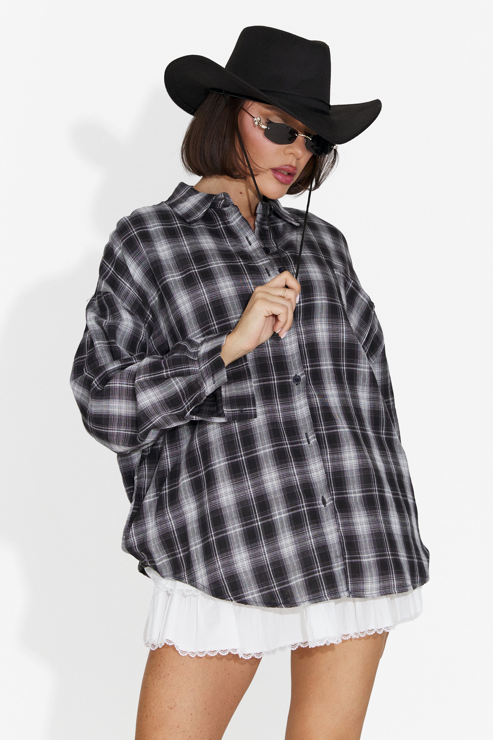 Camasa dama casual neagra Letiza Bogas