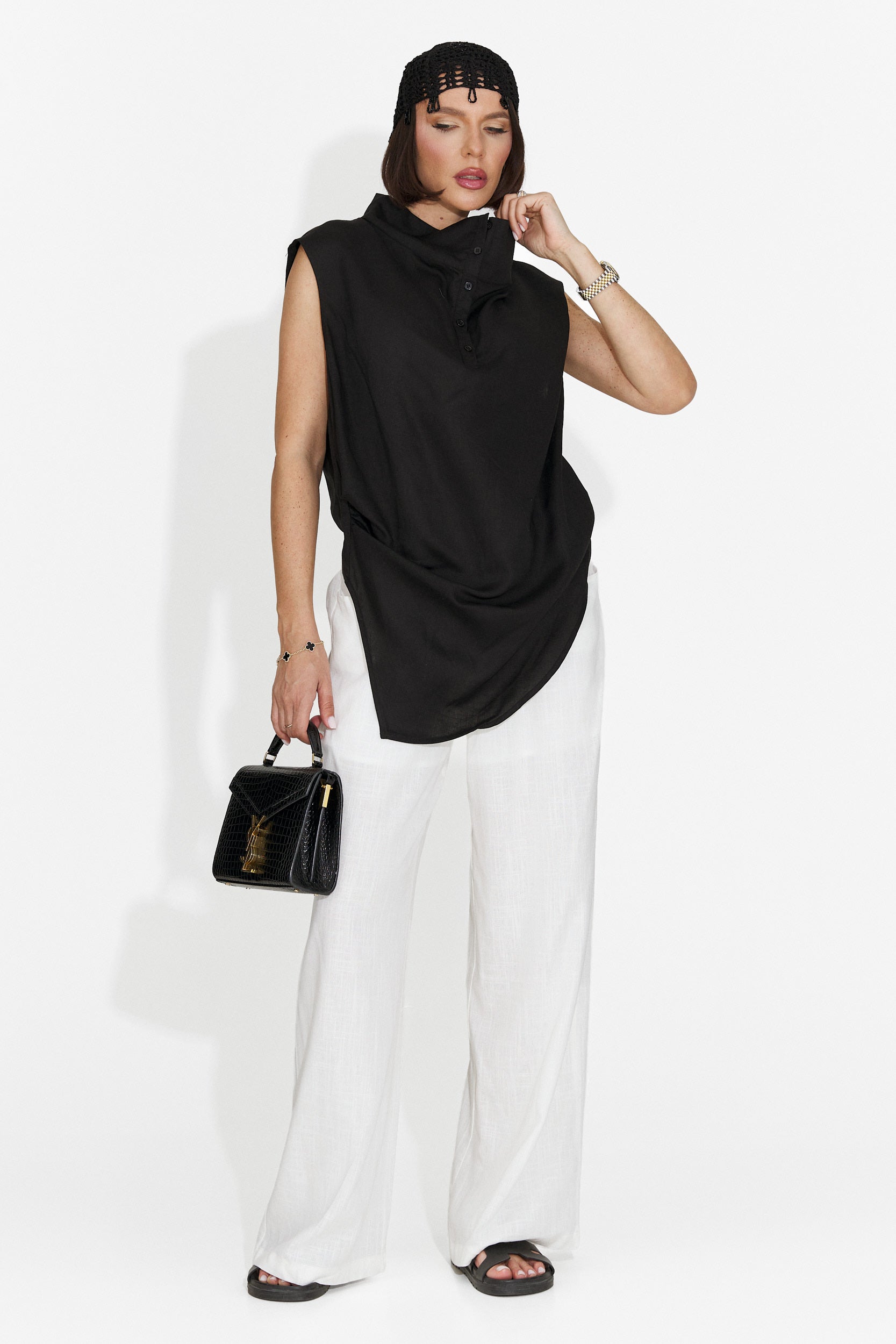 Camasa dama casual neagra Notario Bogas