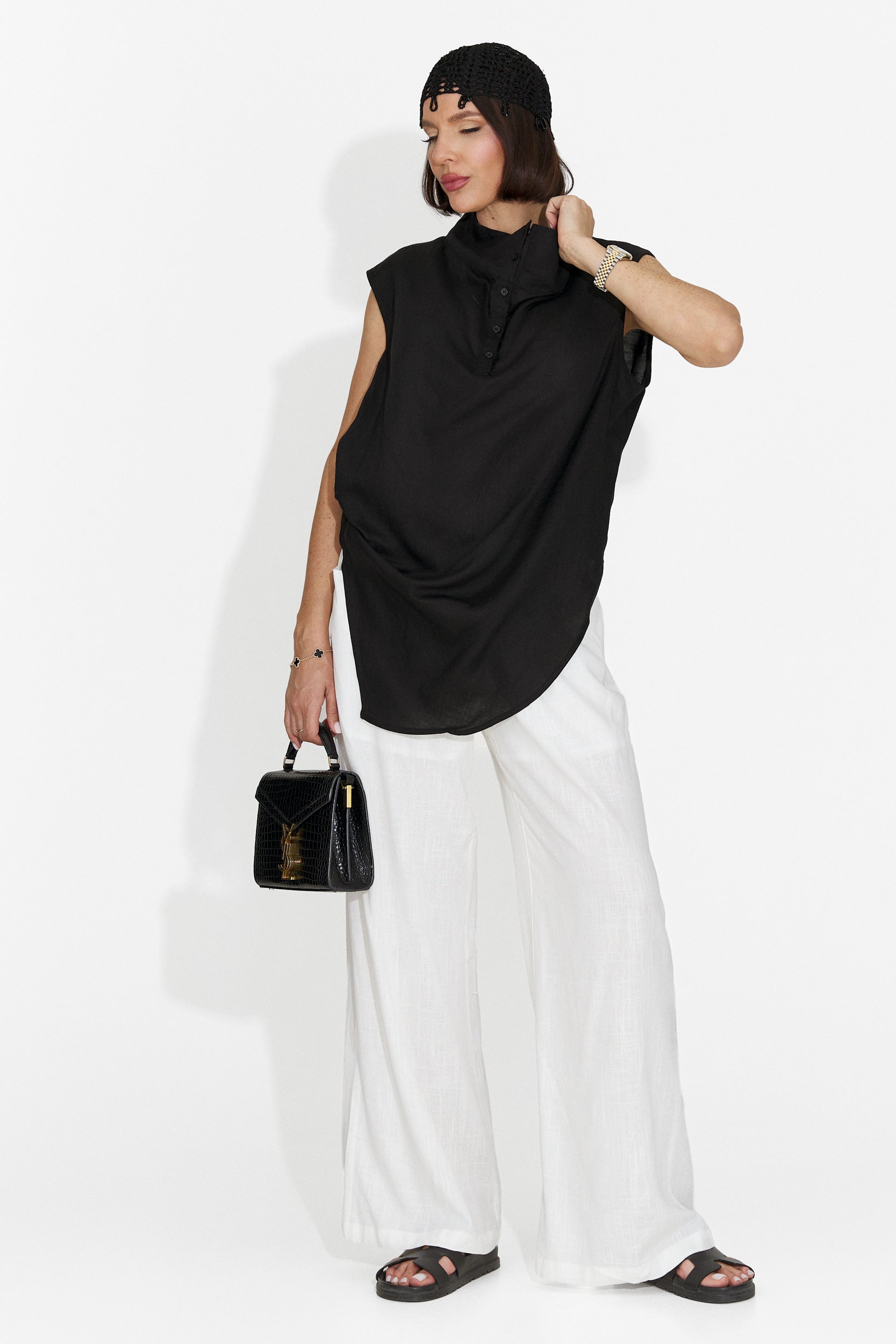 Camasa dama casual neagra Notario Bogas