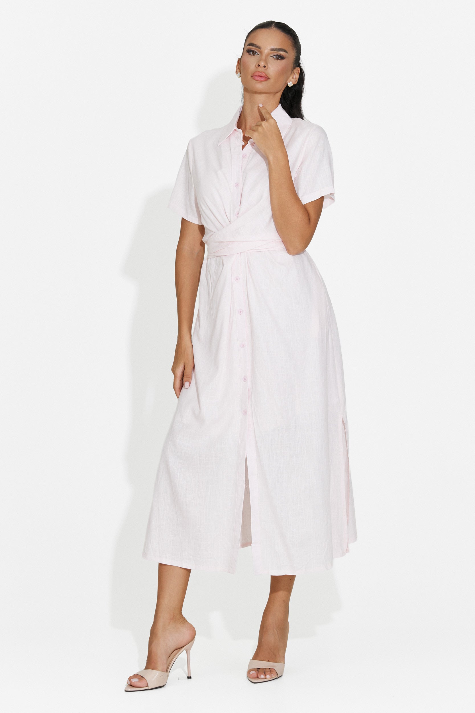 Casual pink women's shirt Genoma Bogas