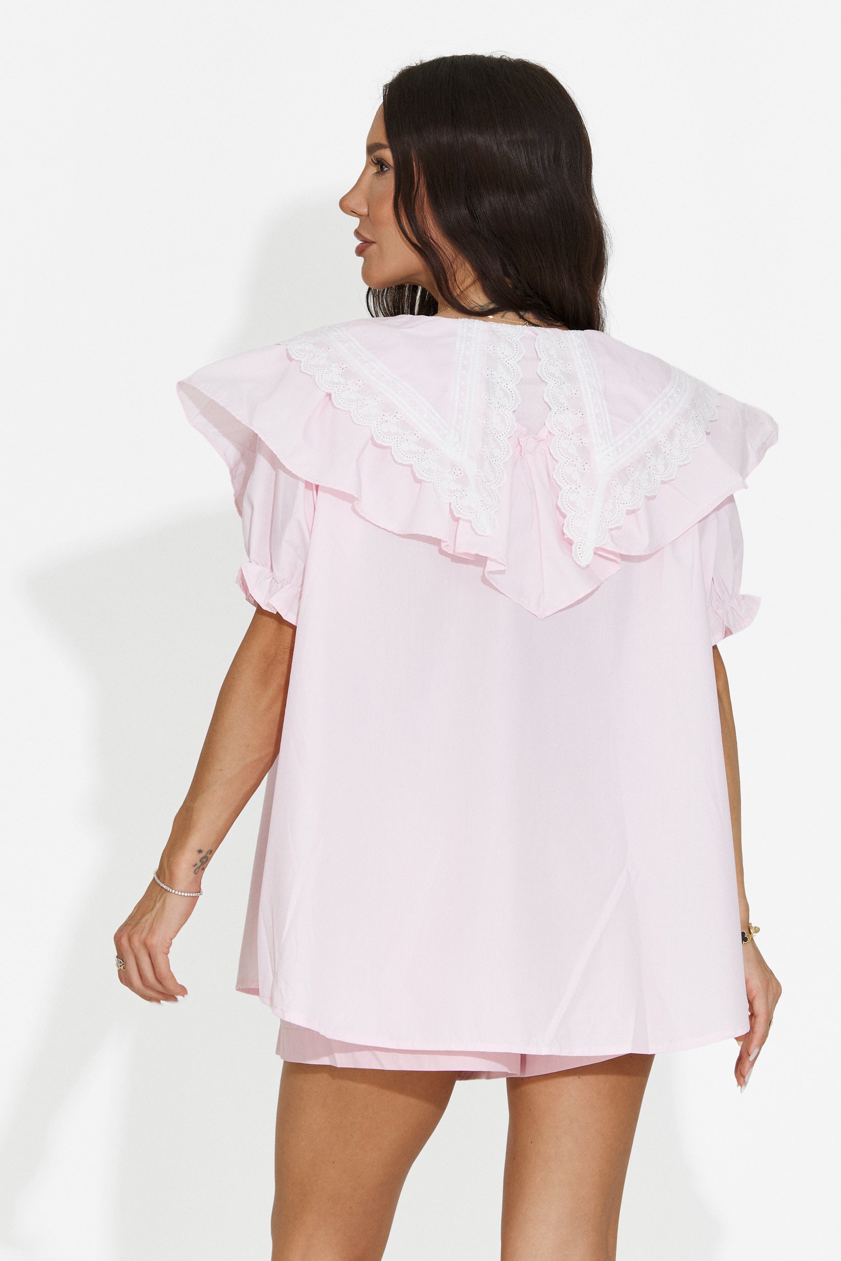 Chemise casual rose pour femme Karlasia Bogas