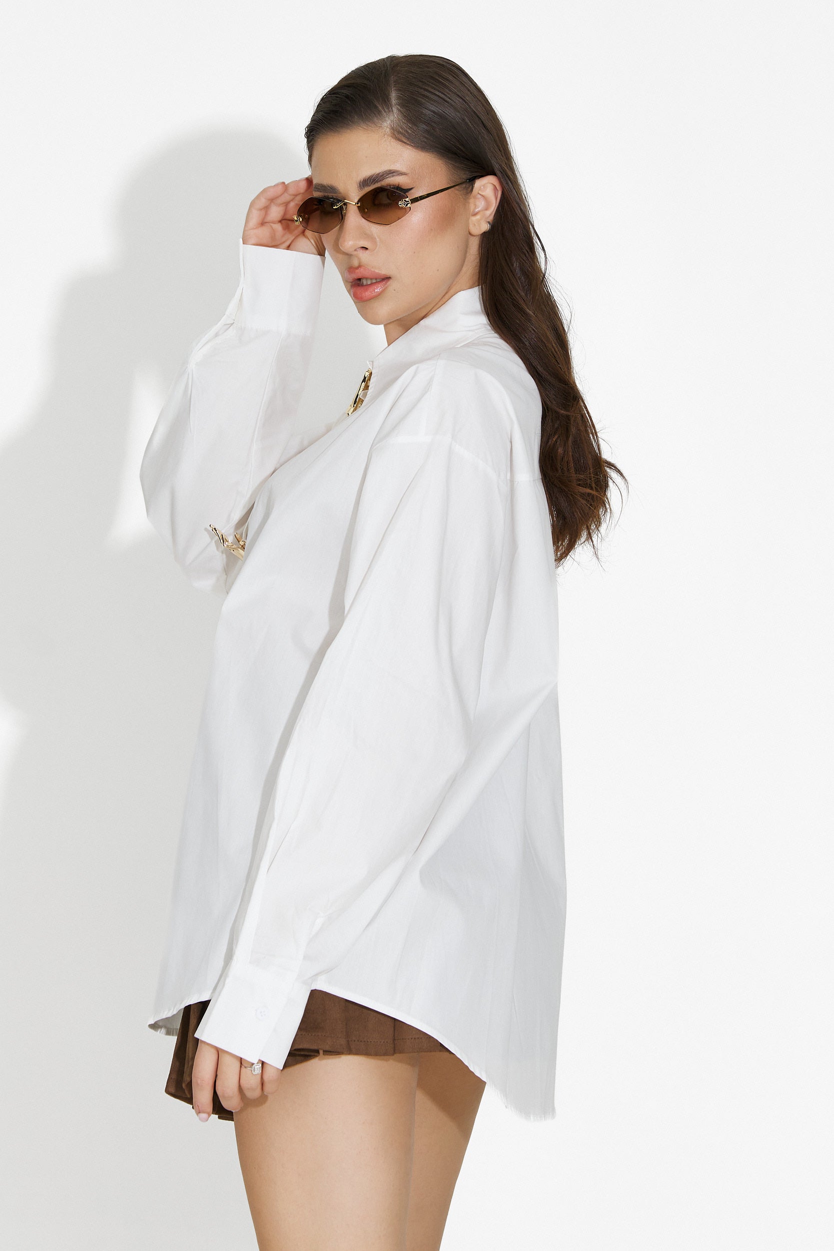 Elegancka biała koszula damska Feyora Bogas