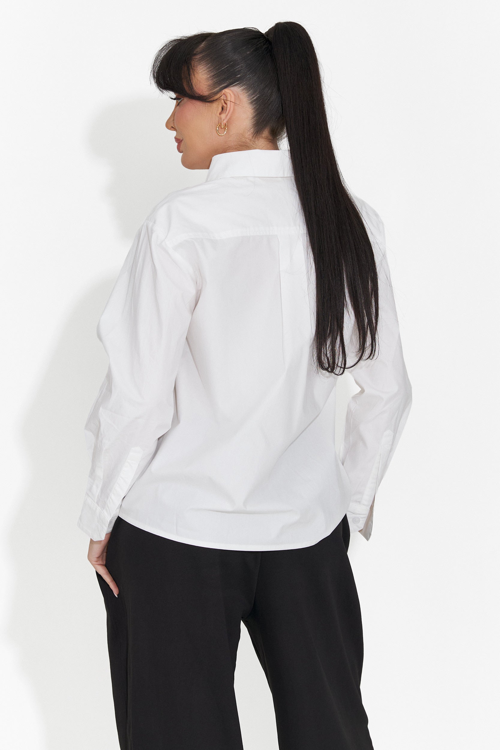 Elegant White Women's Shirt Sienara Bogas