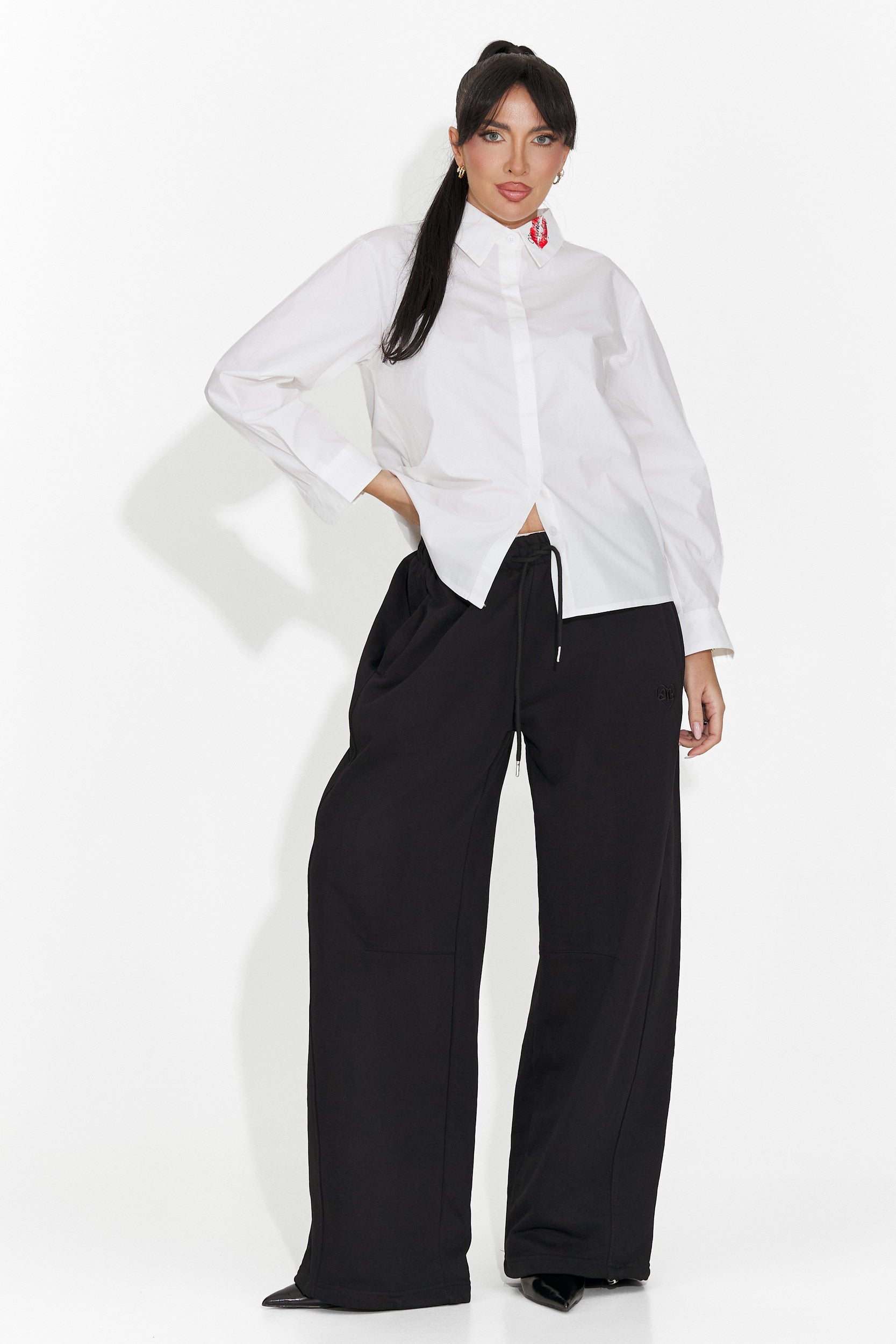 Elegant White Women's Shirt Sienara Bogas