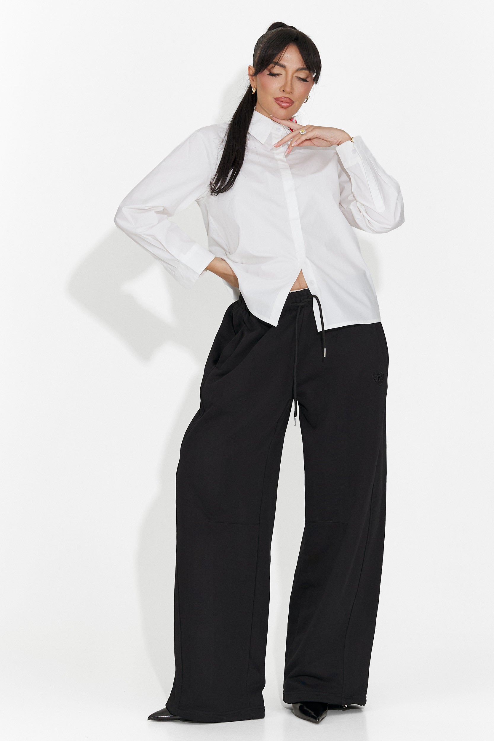 Elegant White Women's Shirt Sienara Bogas