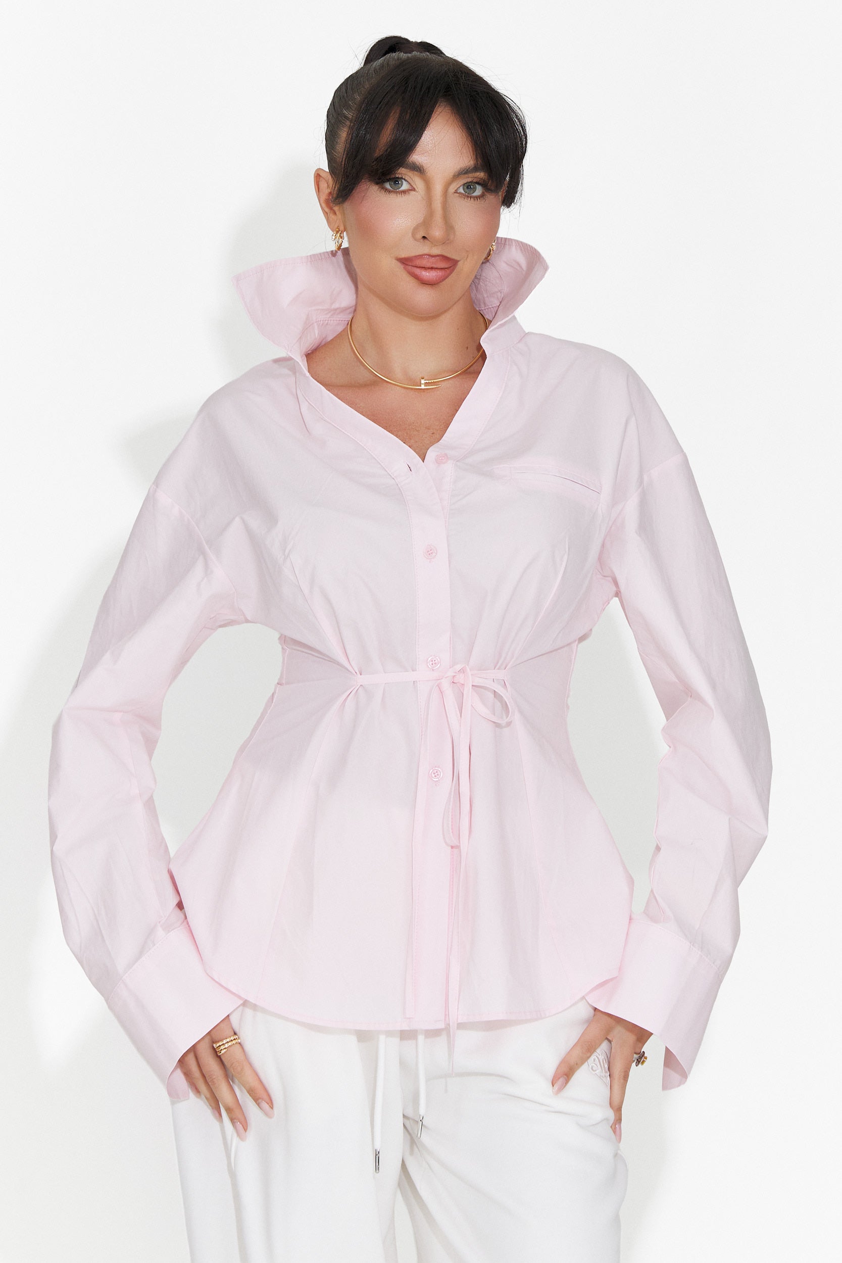 Elegantes Rosa Damen Shirt Alesya Bogas