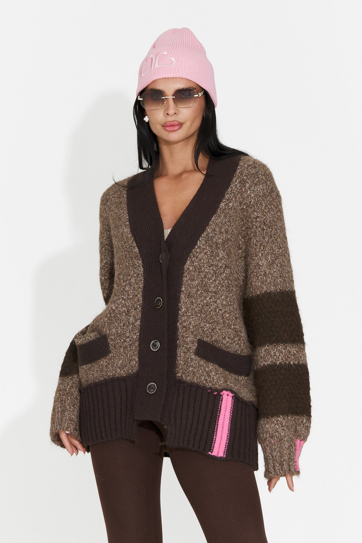 Cardigan casual maro Bloyalia Bogas