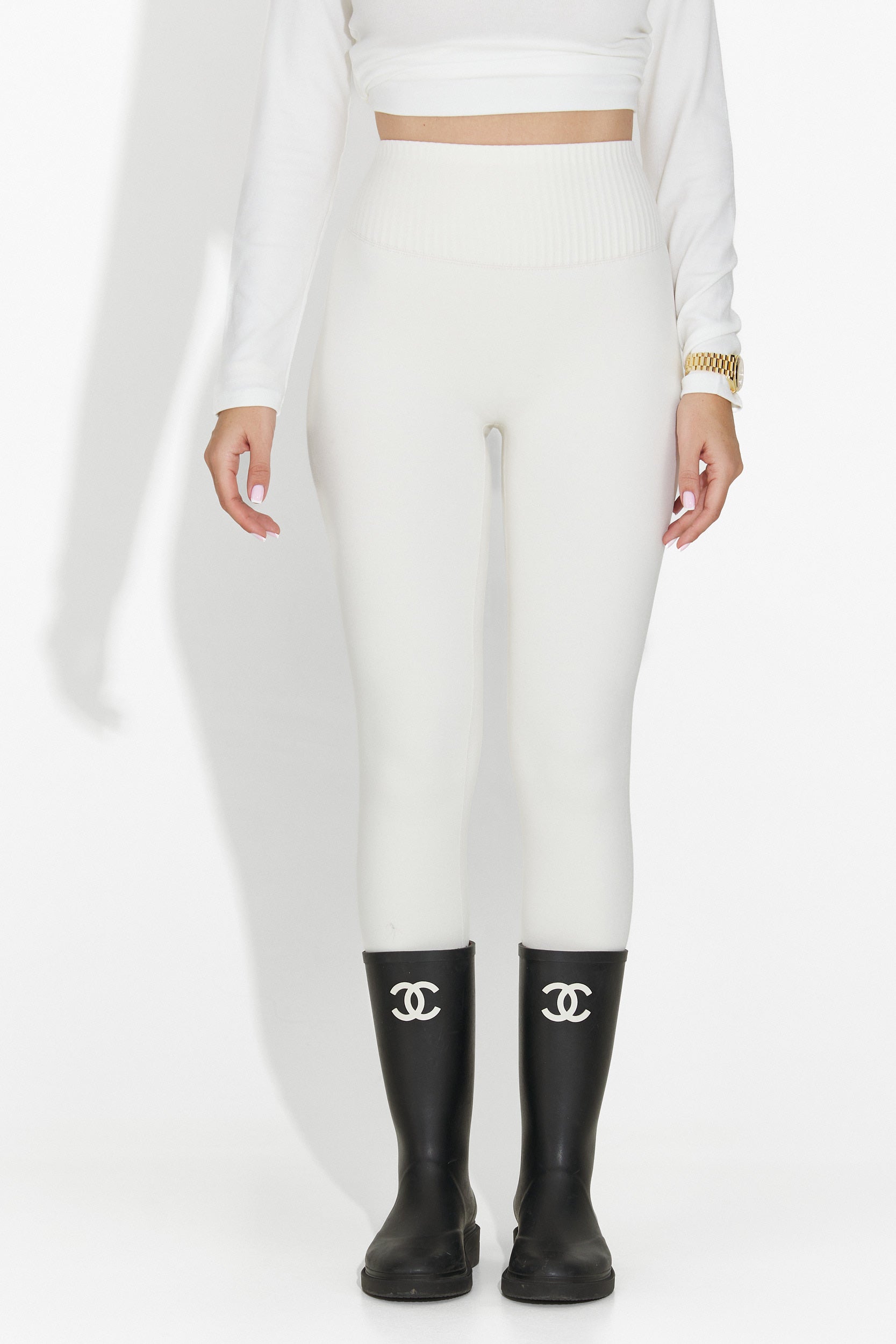 Κολάν Warm συμπιεστικά μπεζ Michelina Bogas