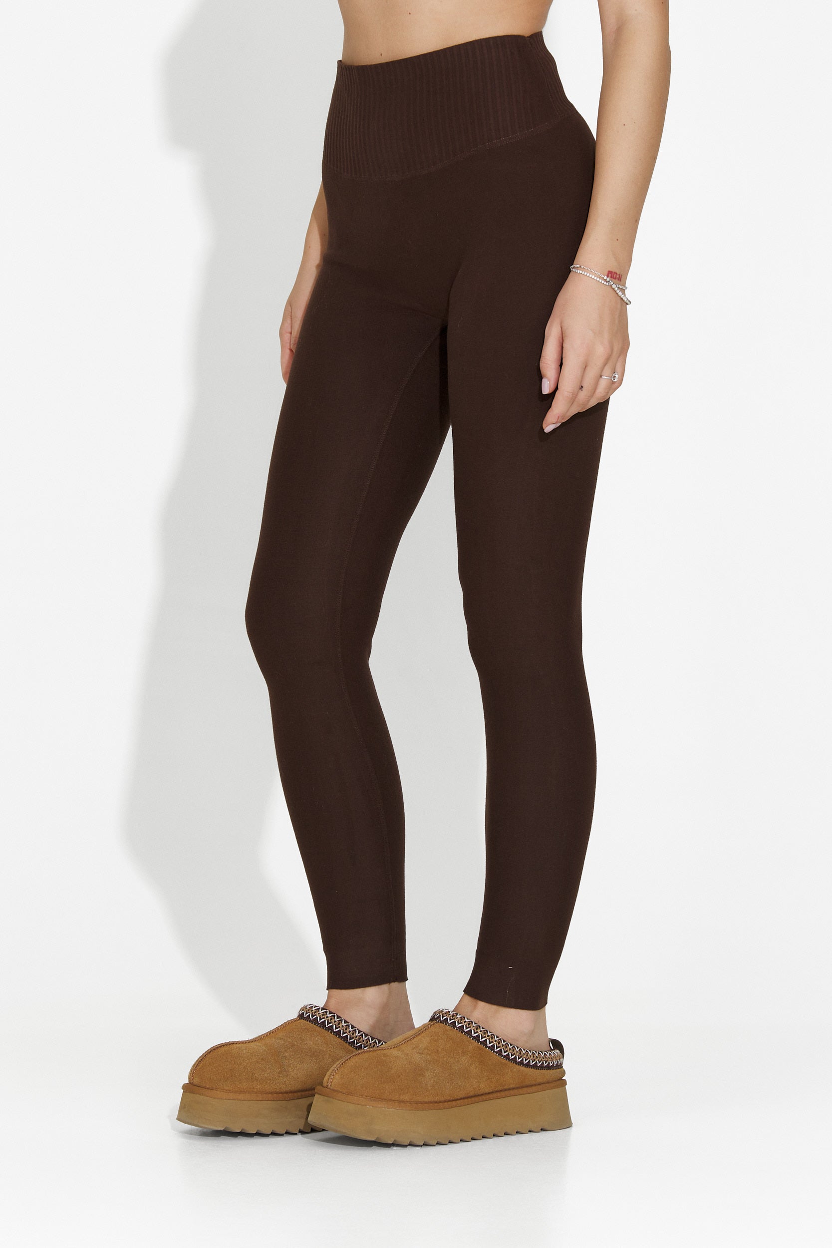 Κολάν Warm συμπιεστικά καφέ Michelina Bogas