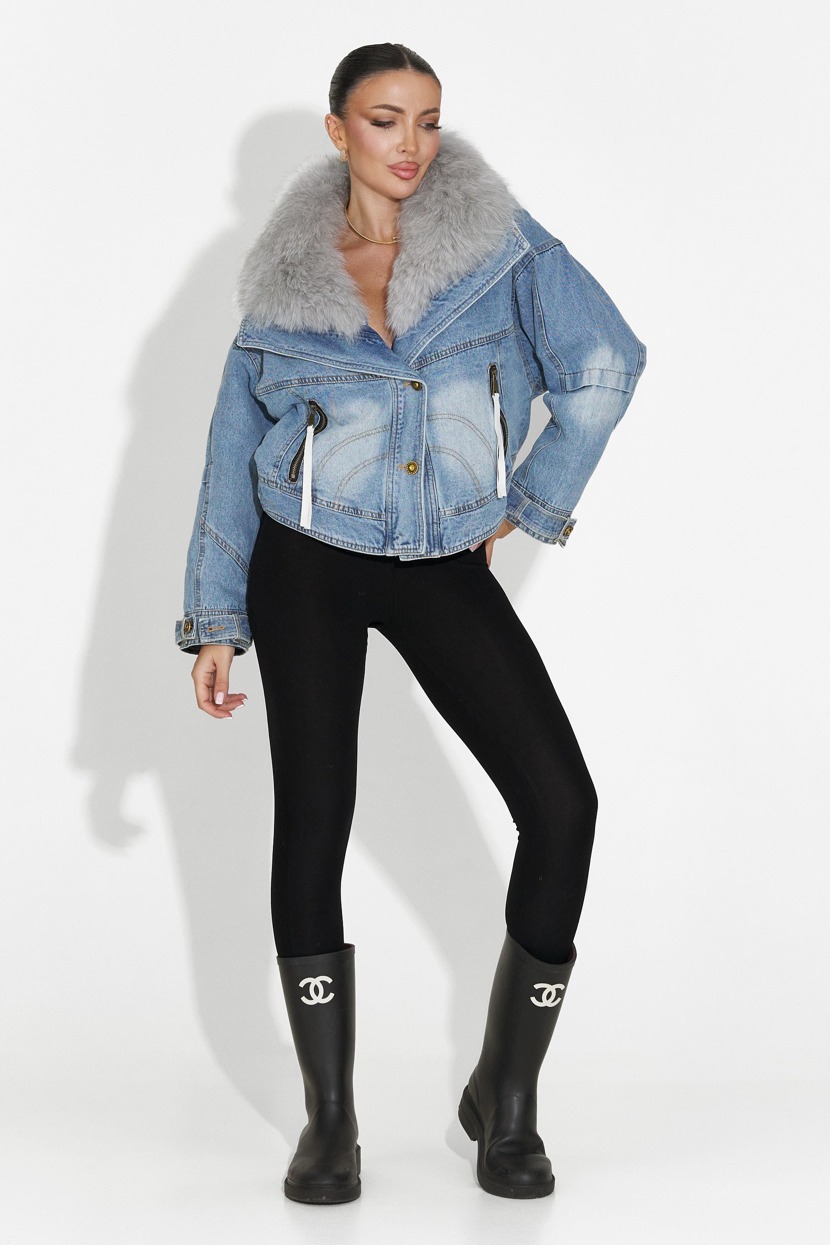 Mallas de Compresión Cálidas Negras de Michelina Bogas