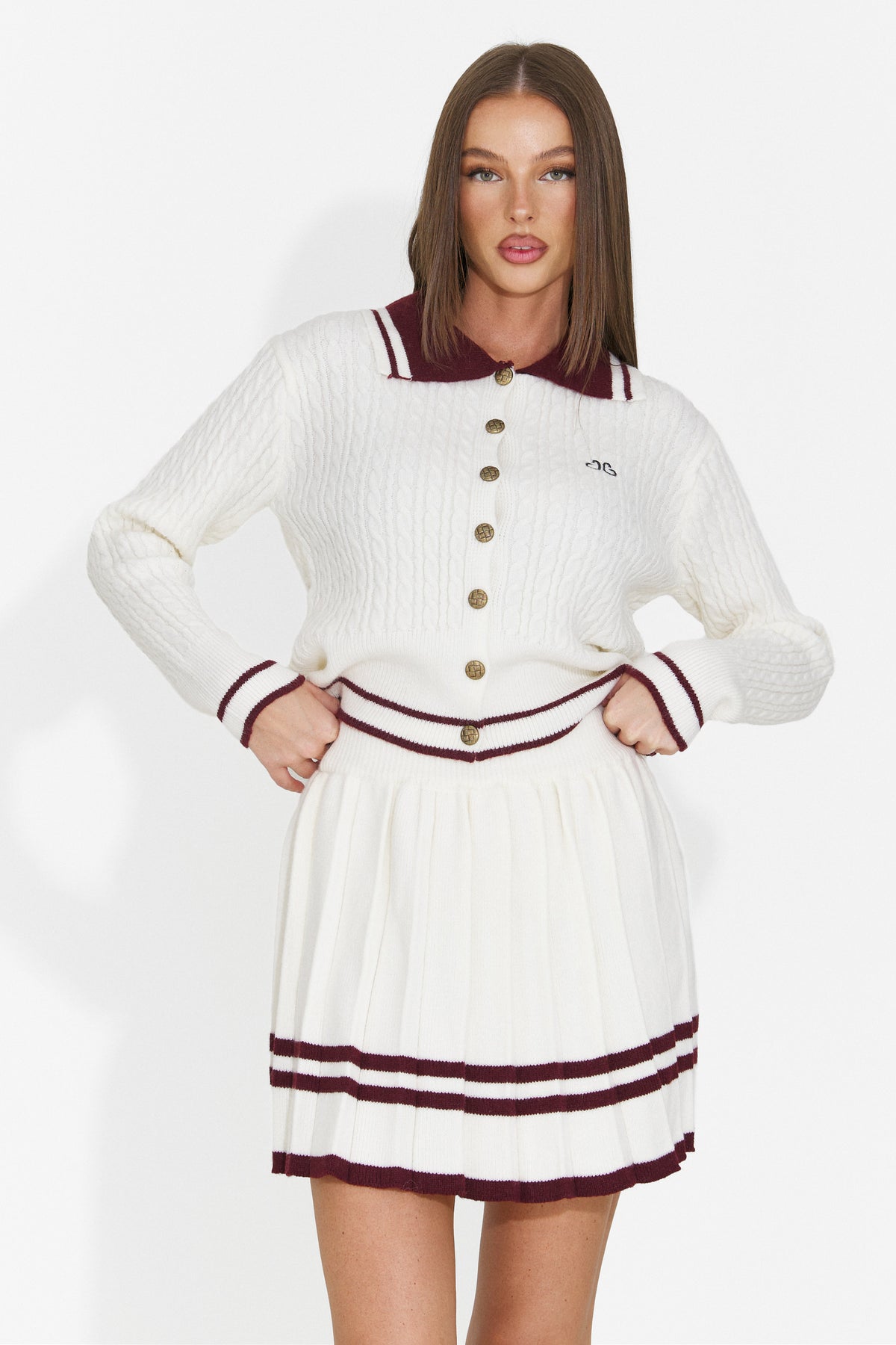 Compleu casual crem Bareroria Bogas