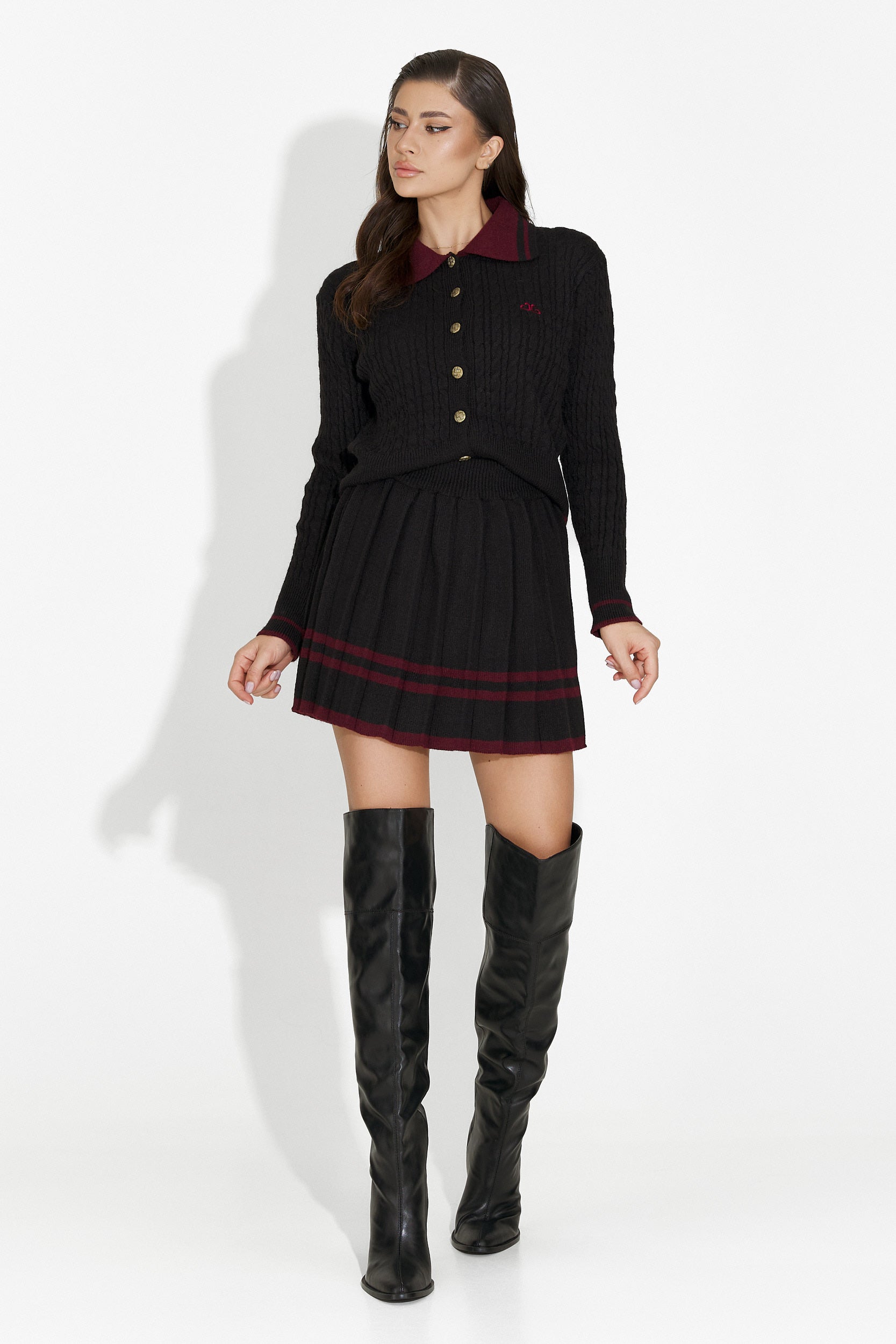 Svart kjolset Kendia Bogas