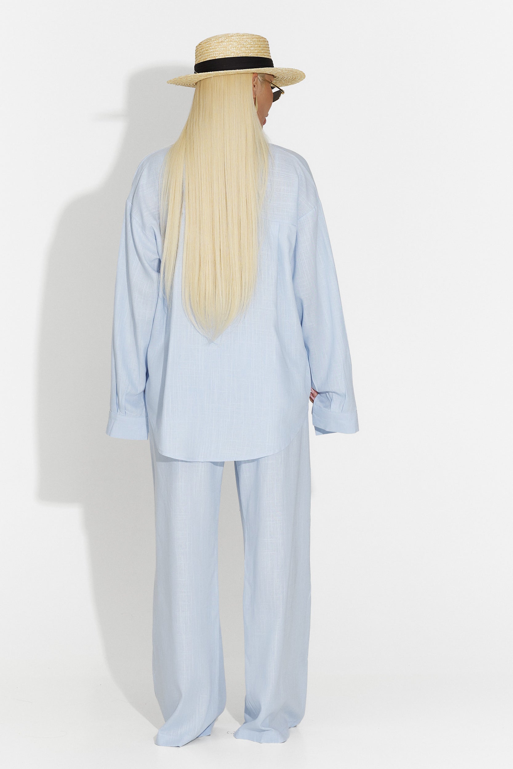 Eredire Bogas Blue Pants Suit