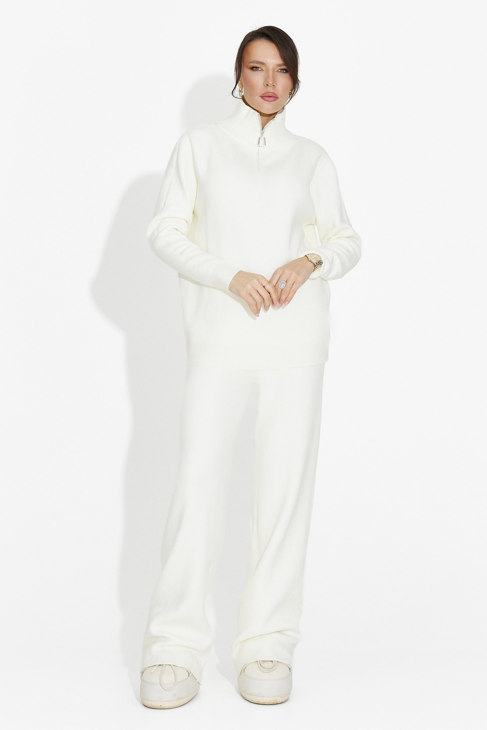 Cream pants set Lebrisa Bogas