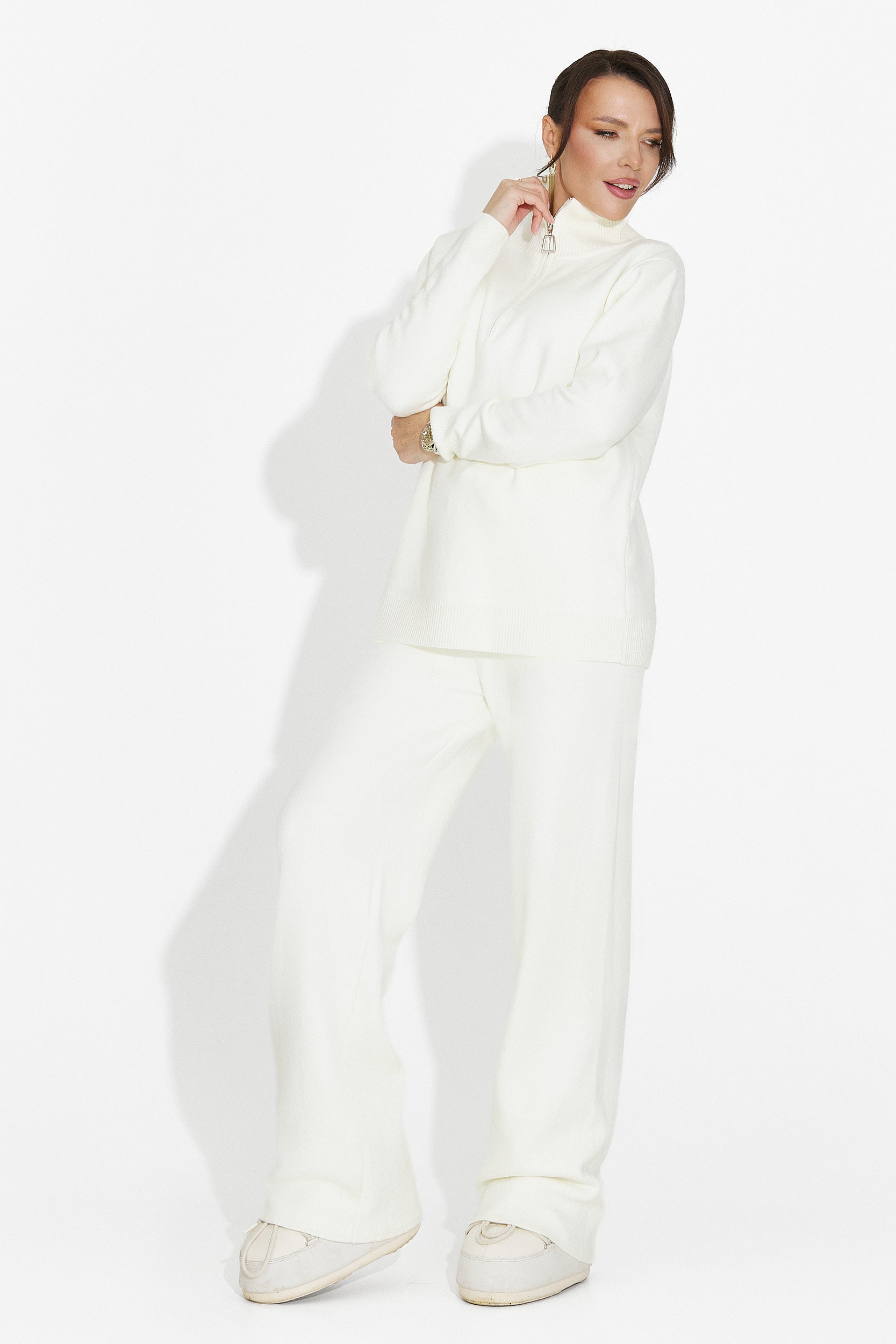 Cream pants set Lebrisa Bogas