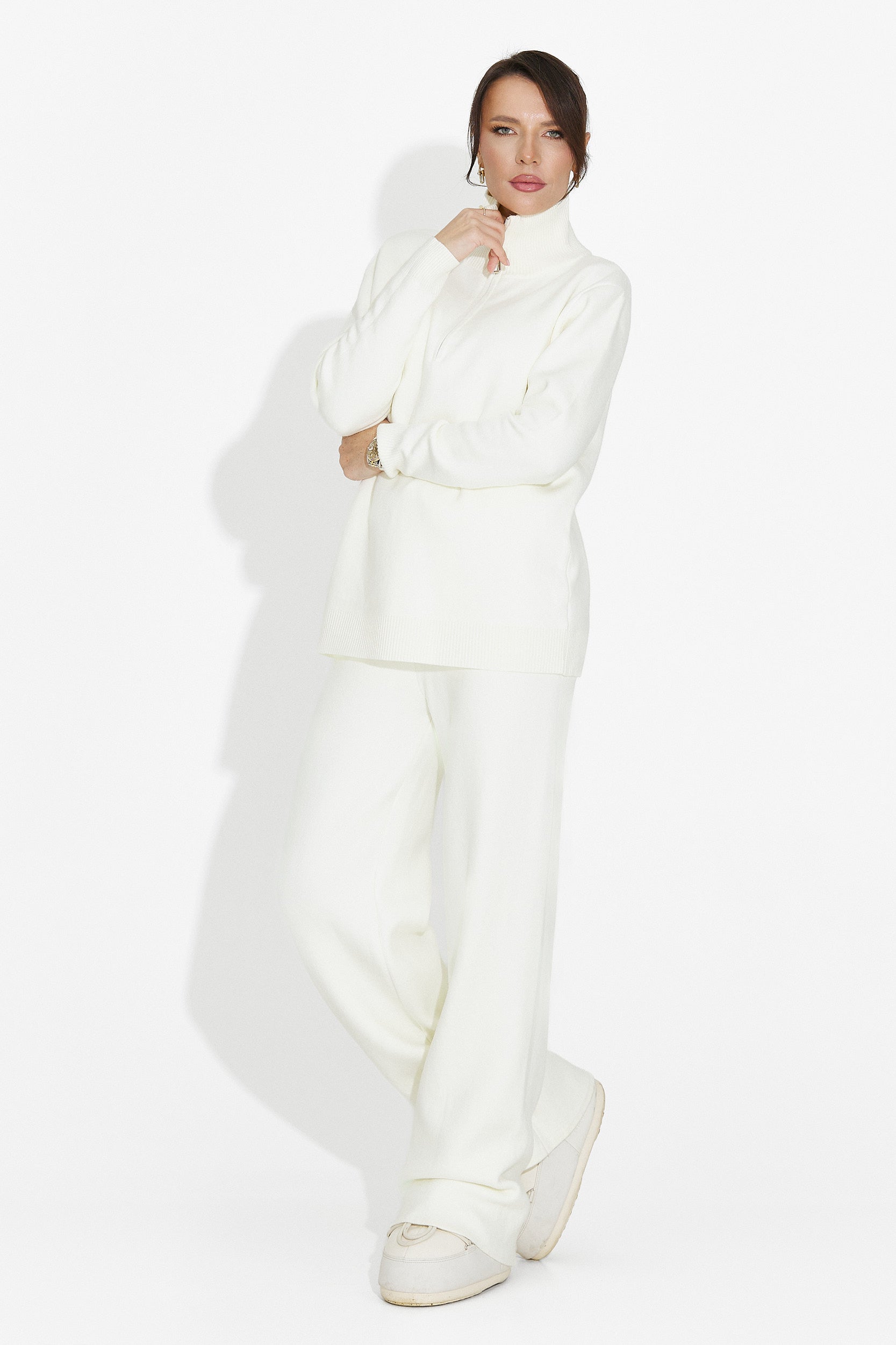 Cream pants set Lebrisa Bogas