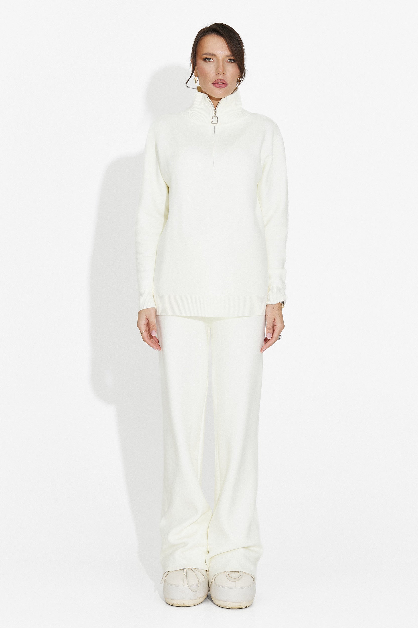 Cream pants set Lebrisa Bogas