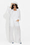 Conjunto de mujer camisa + pantalones + camiseta blanco Mivya Bogas