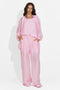 Conjunto de mujer camisa + pantalones + camiseta rosa Mivya Bogas