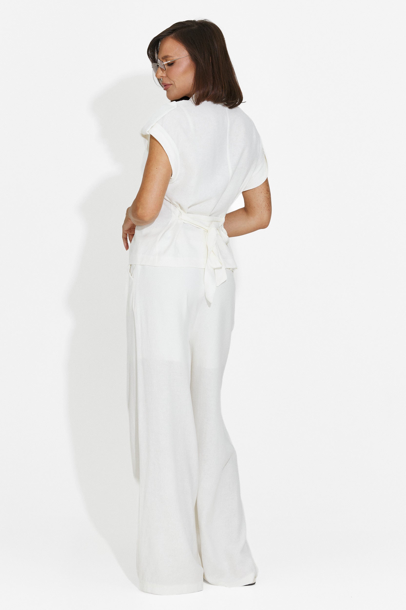 Ensemble femme décontracté blanc Zaymar Bogas