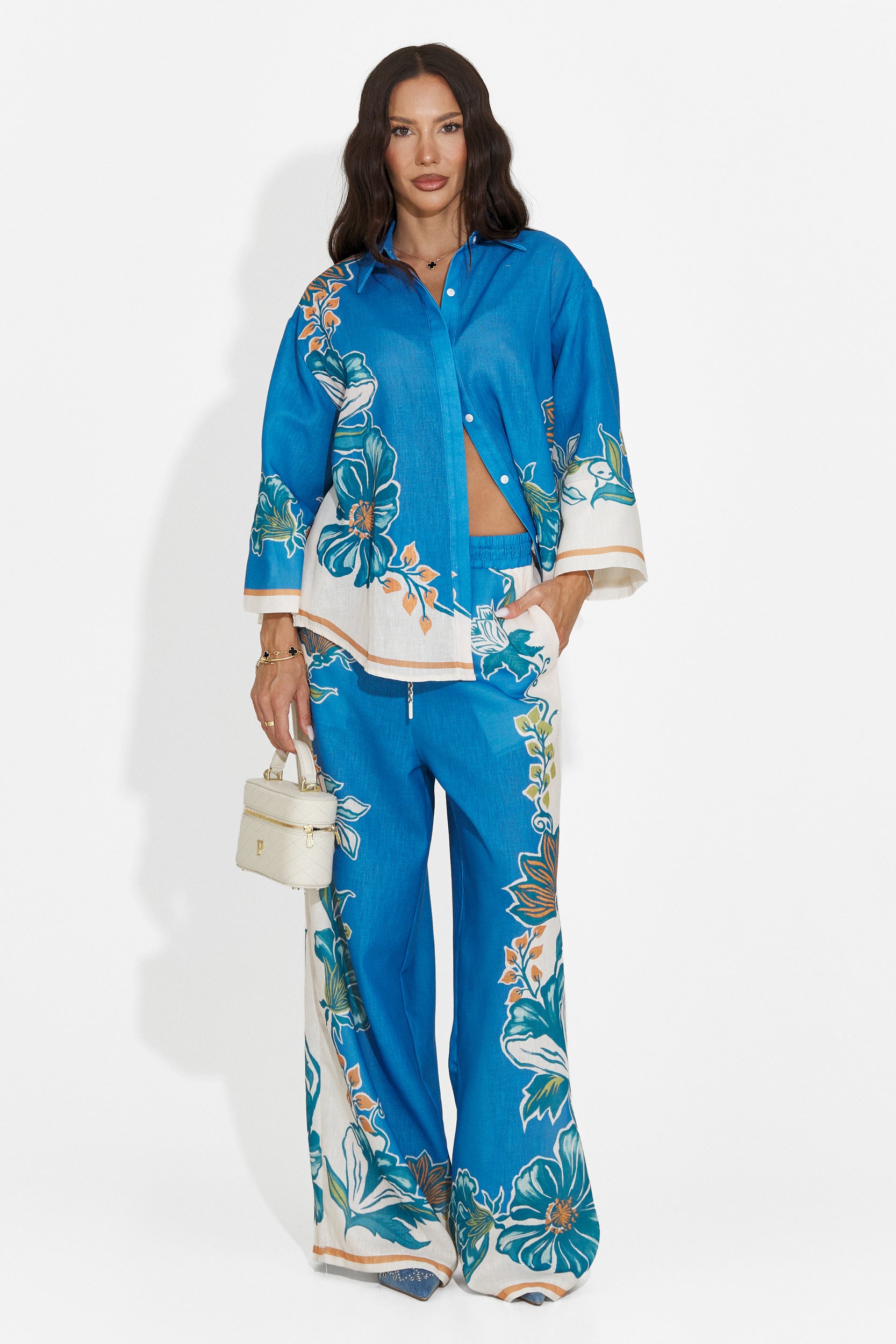 Women's casual blue set Sanilia Bogas