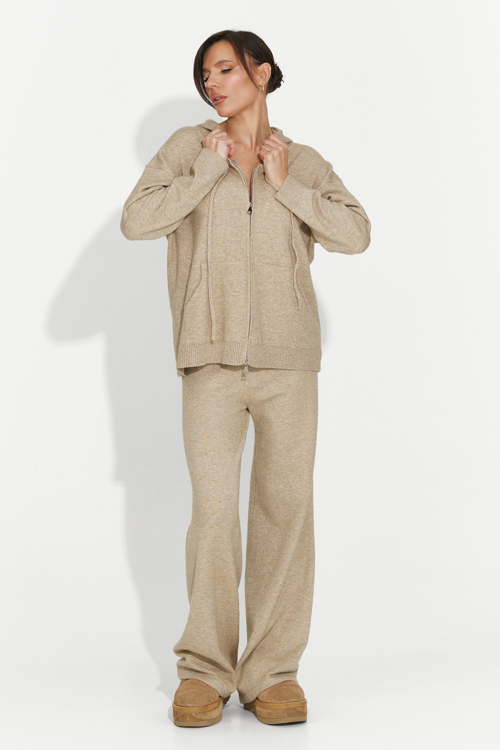 Beige casual damdräkt Adania Bogas