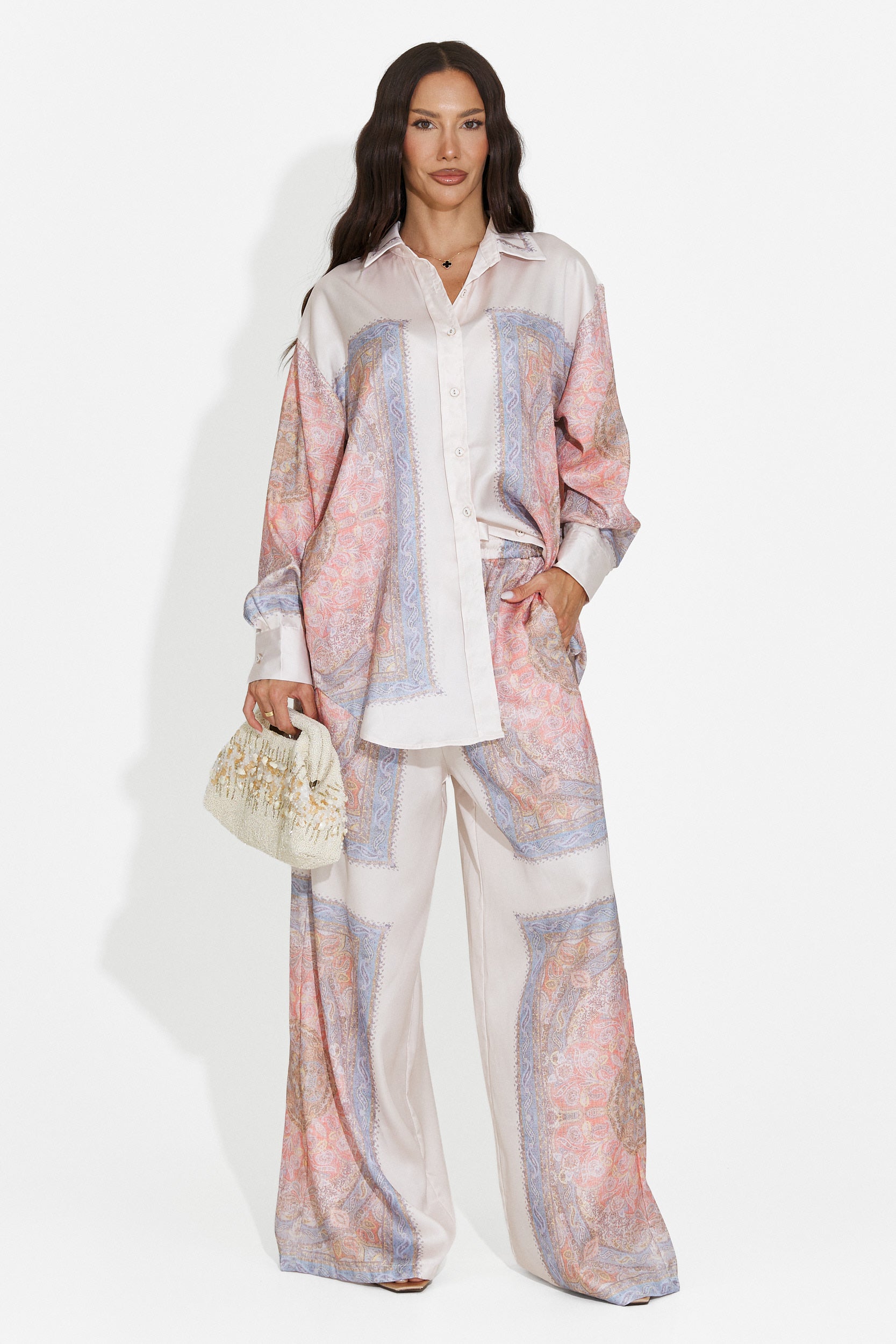 Women's casual beige set Gonelia Bogas