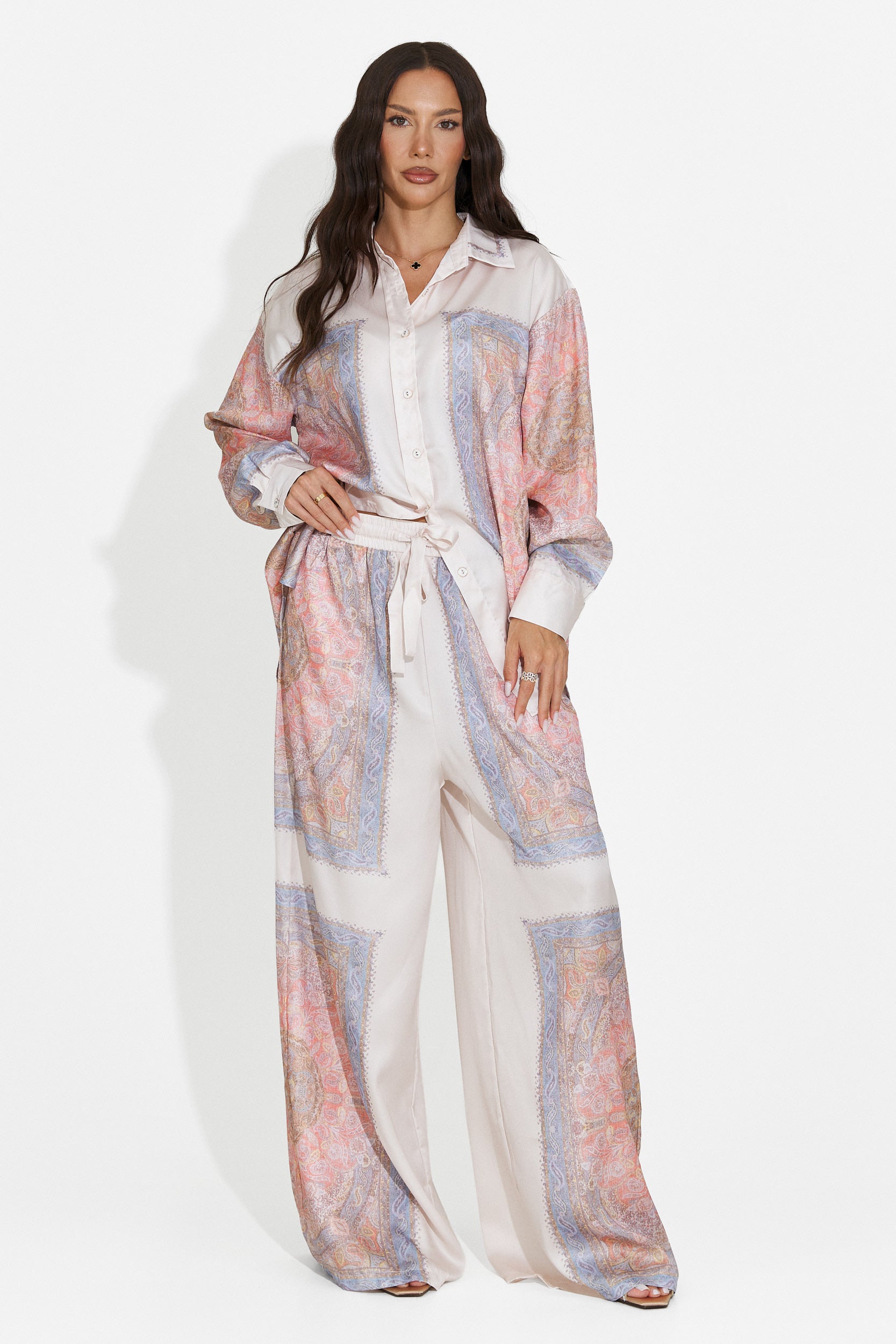 Women's casual beige set Gonelia Bogas