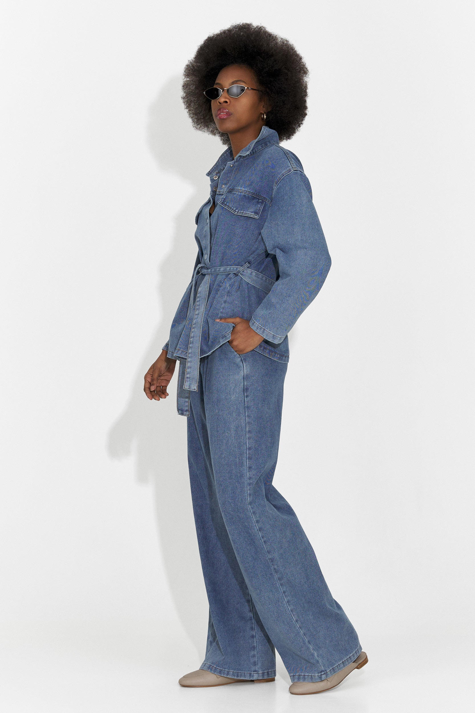 Conjunto de mujer casual azul Isabele Bogas