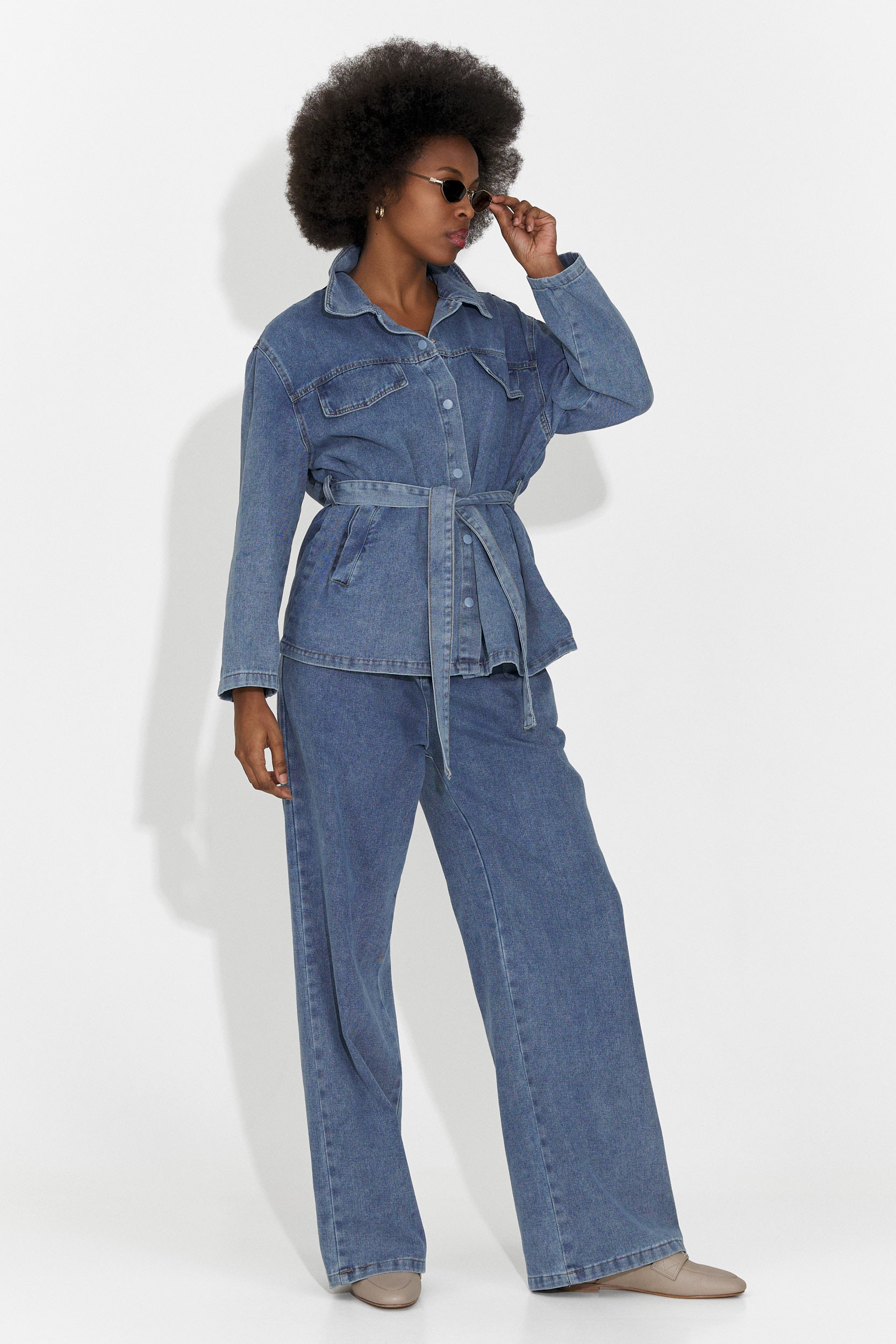 Conjunto de mujer casual azul Isabele Bogas