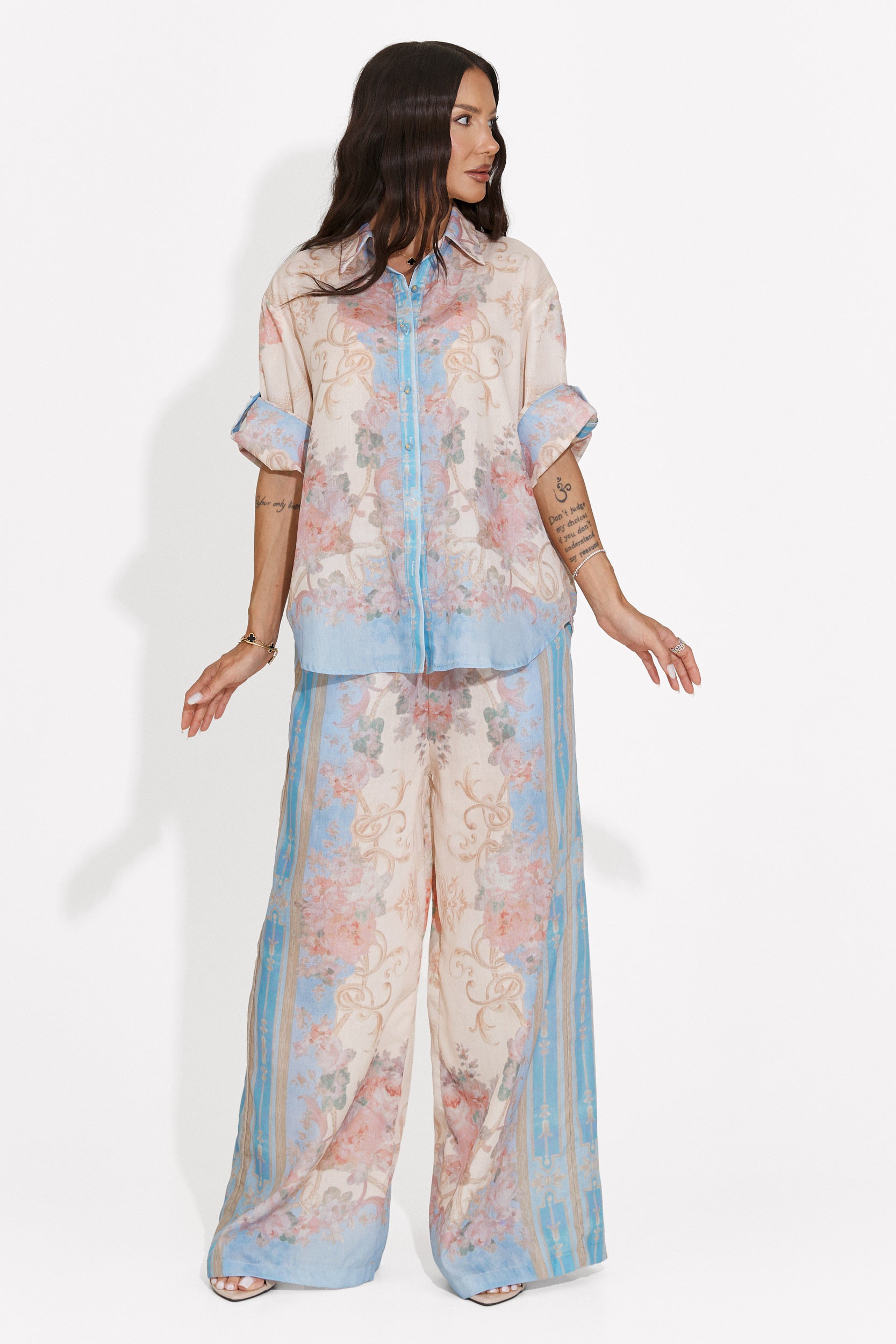 Conjunto de mujer casual azul claro Nezela Bogas