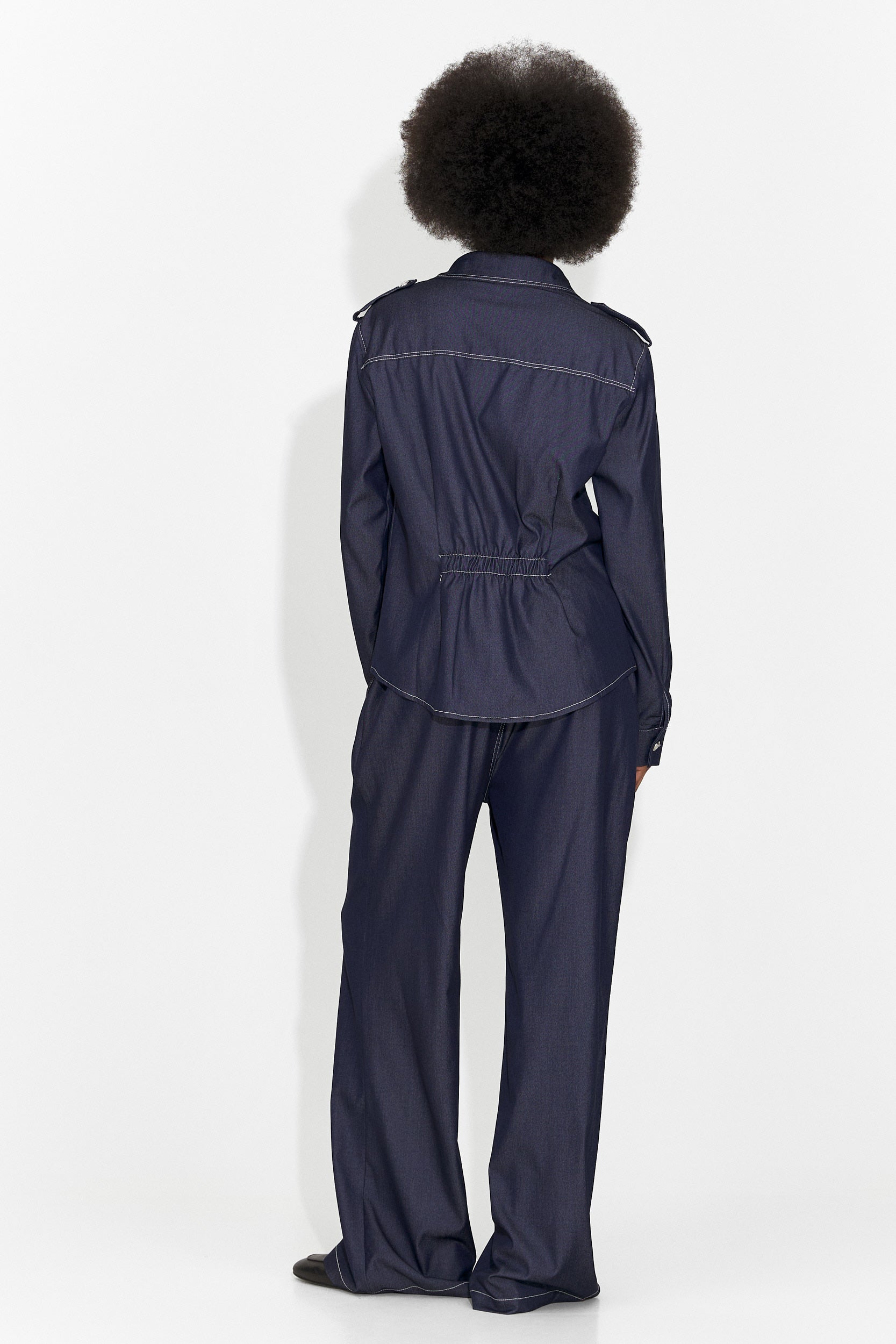 Vertija Bogas Navy Blue Casual Women's Suit