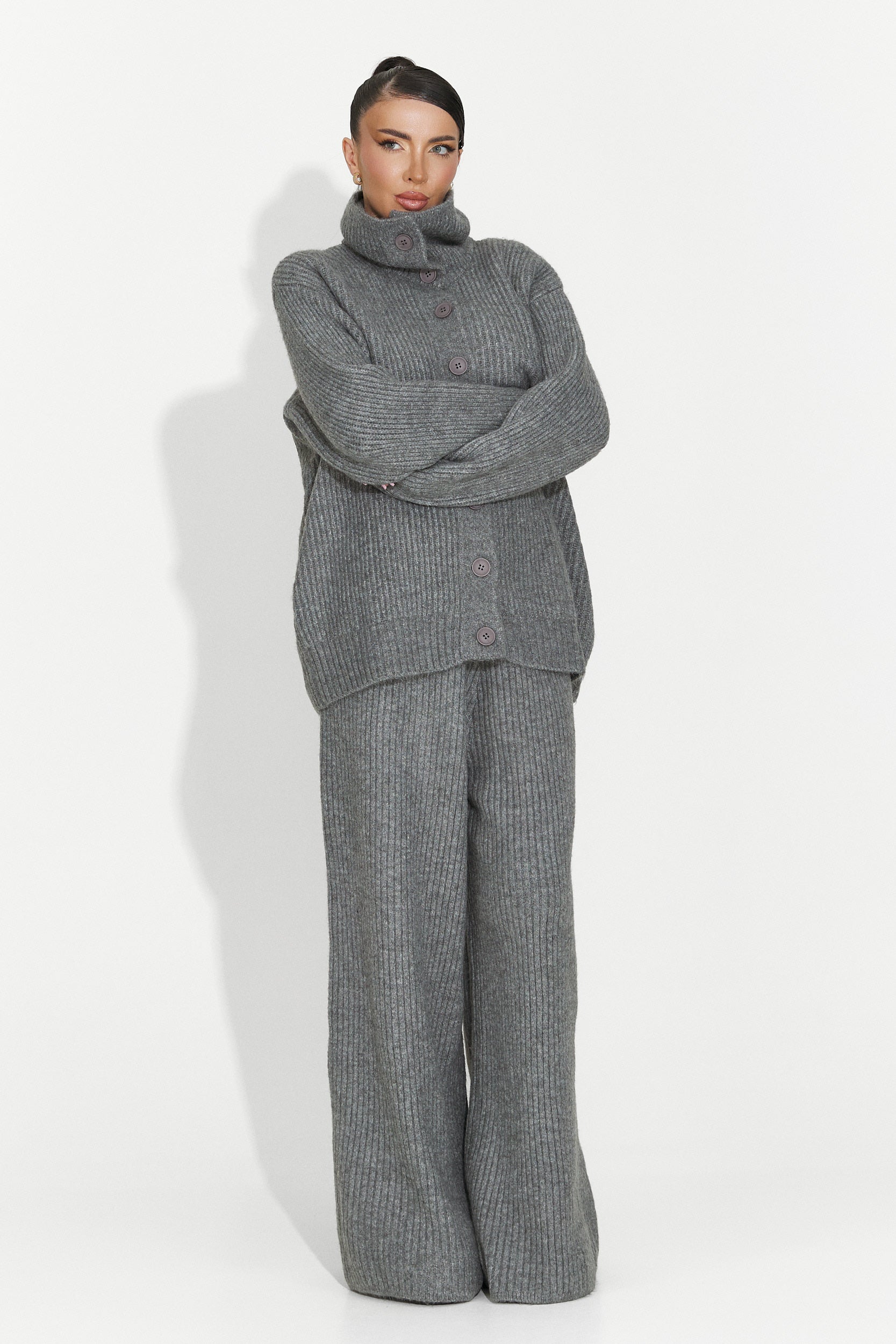 Women's casual grey set Verlia Bogas