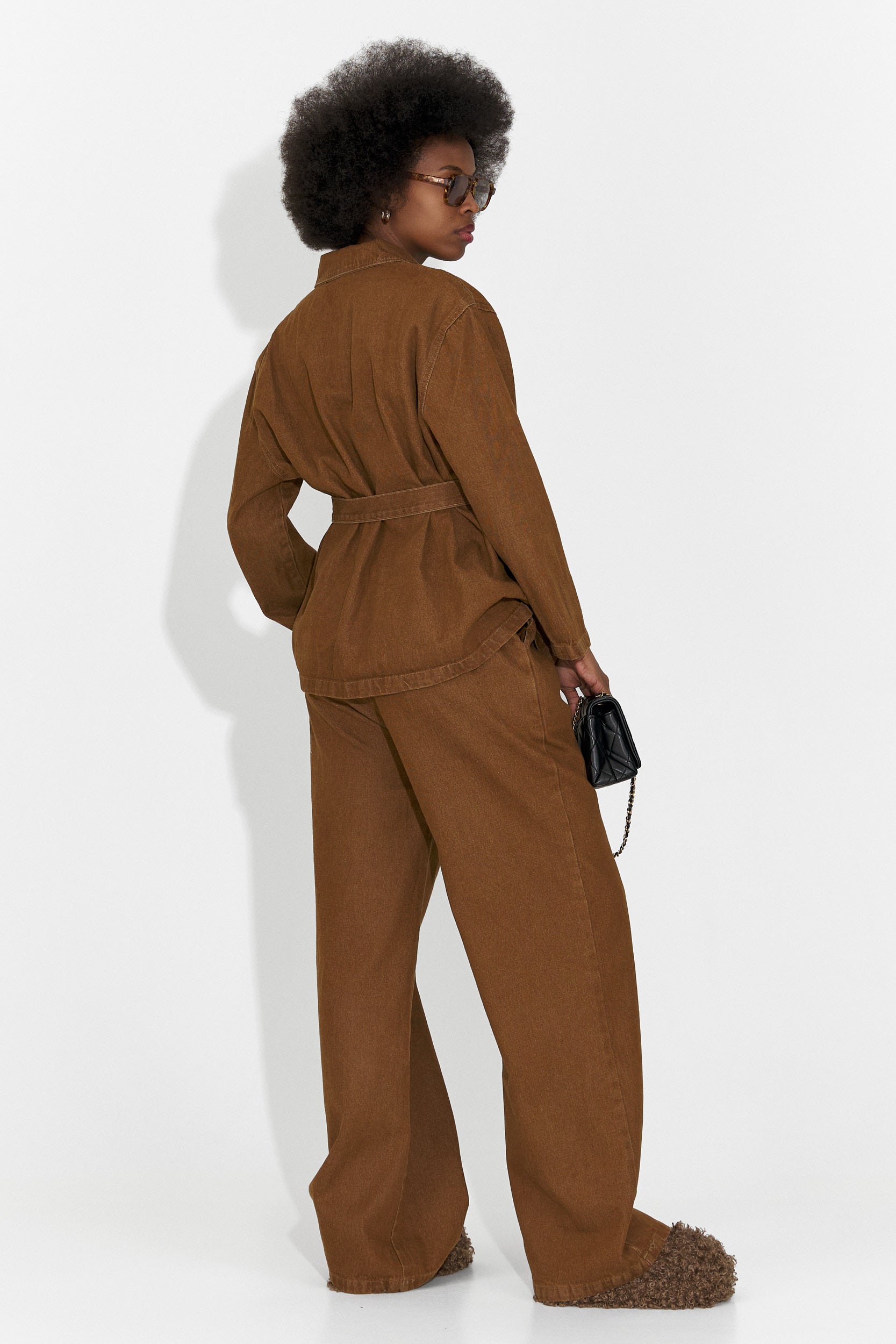 Completo donna casual marrone Isabele Bogas