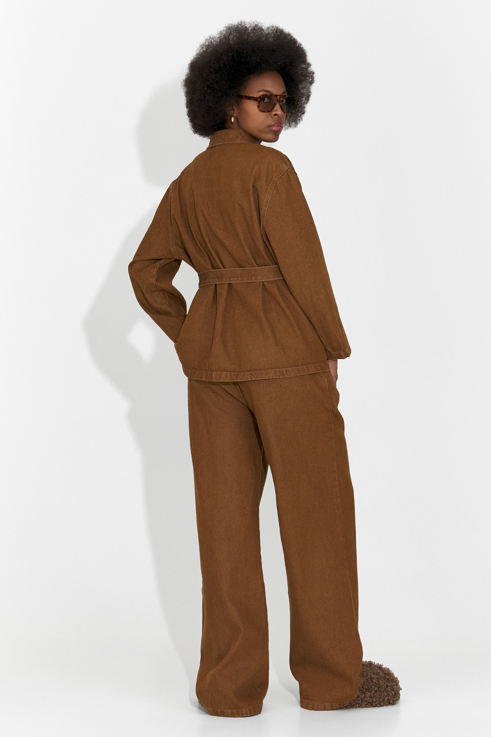 Completo donna casual marrone Isabele Bogas