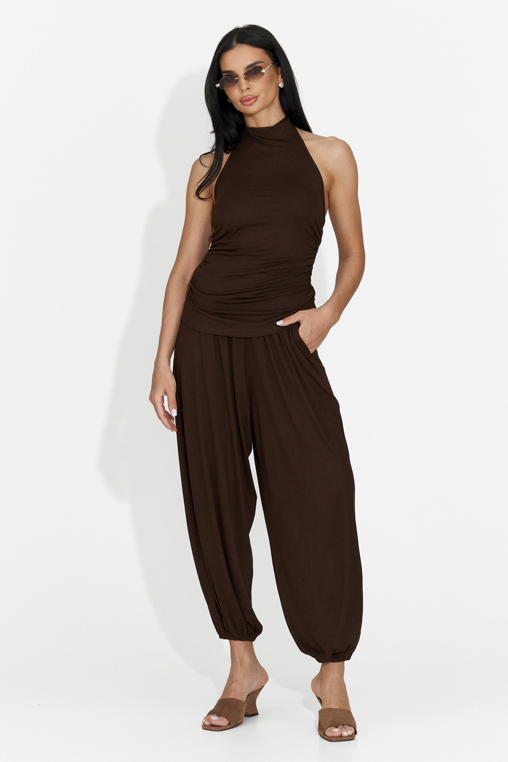 Karem Bogas Casual Brown Women's Suit