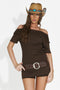 Women's casual brown set Nelyana Bogas
