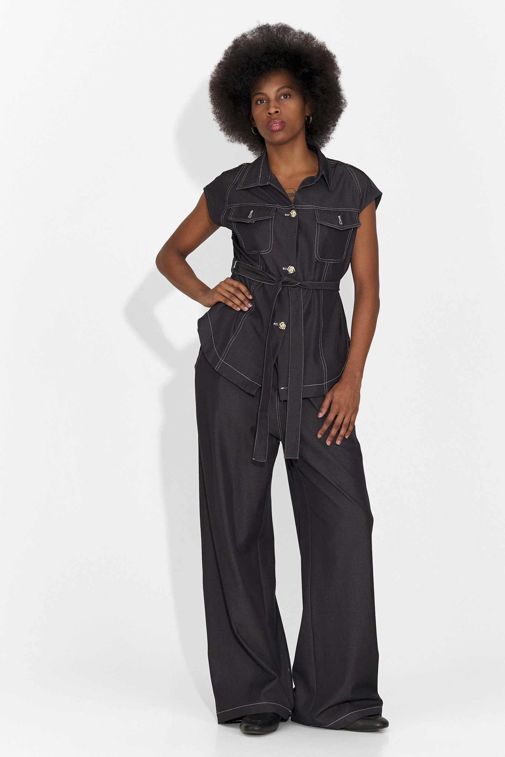 Ensemble femme décontracté noir Enolia Bogas