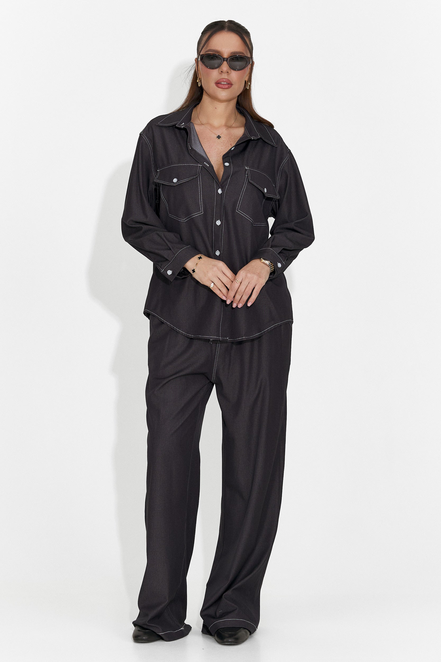 Conjunto de mujer casual negro Zunaira Bogas