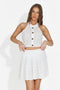 White women's skirt set Hermila Bogas
