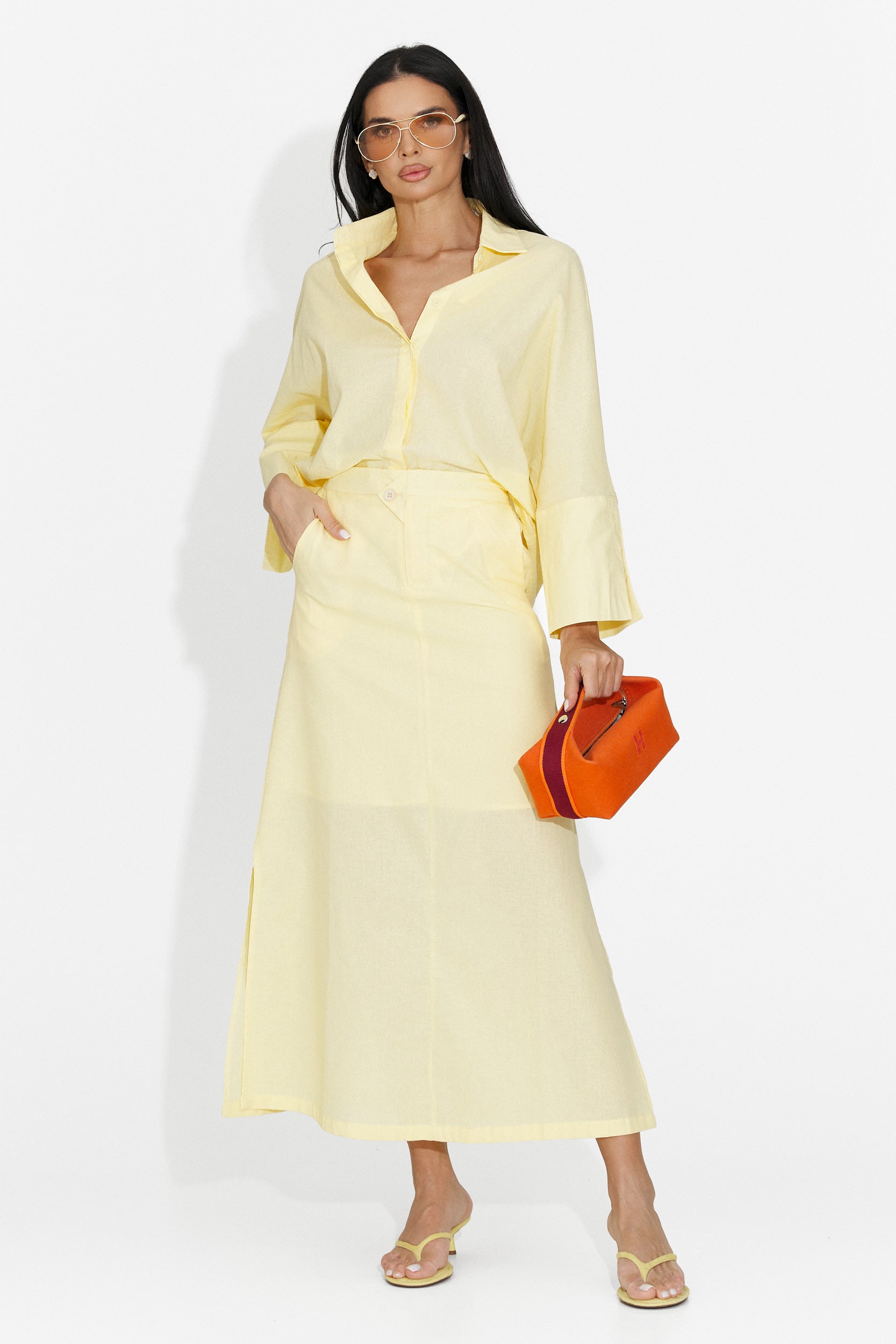 Demarisa Bogas Women's Suit with Yellow Skirt