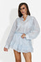 Women's set with light blue skirt pants Miniola Bogas