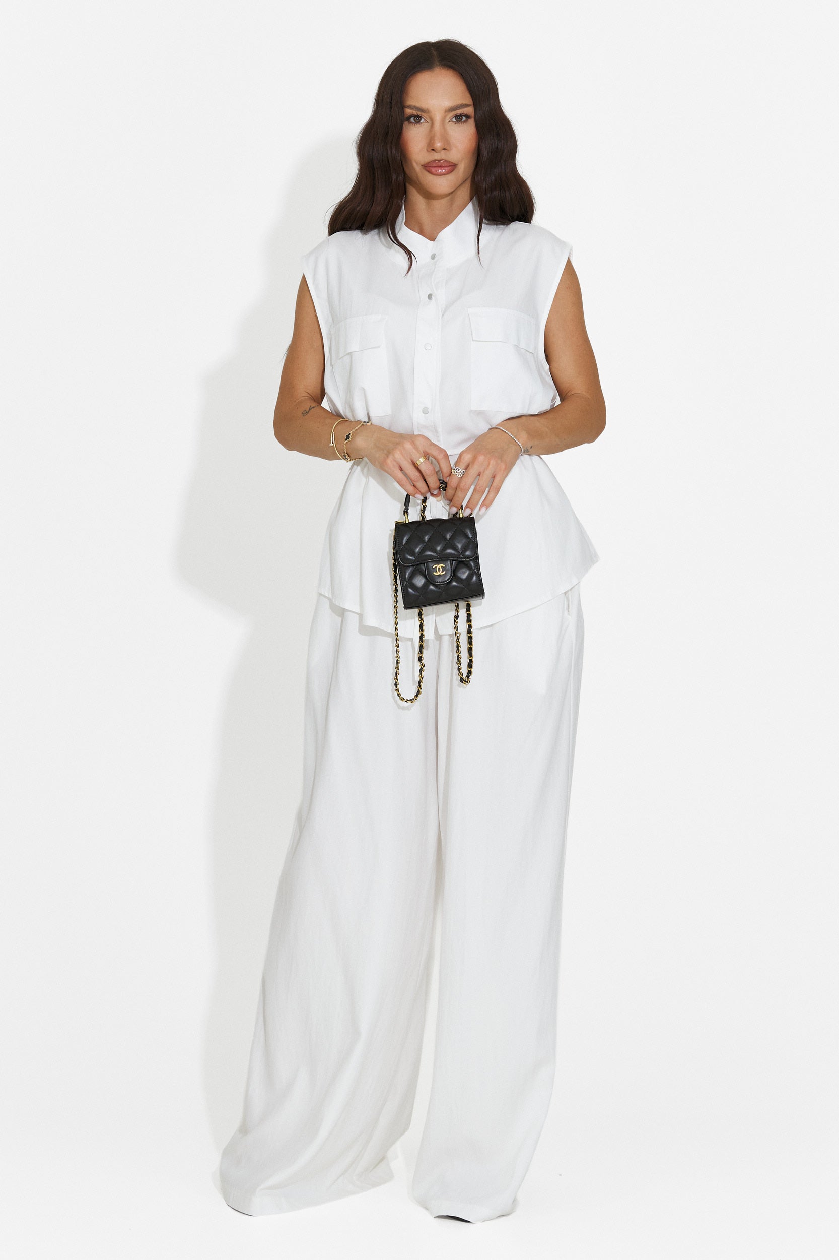 Women's set with white pants Yvaine Bogas