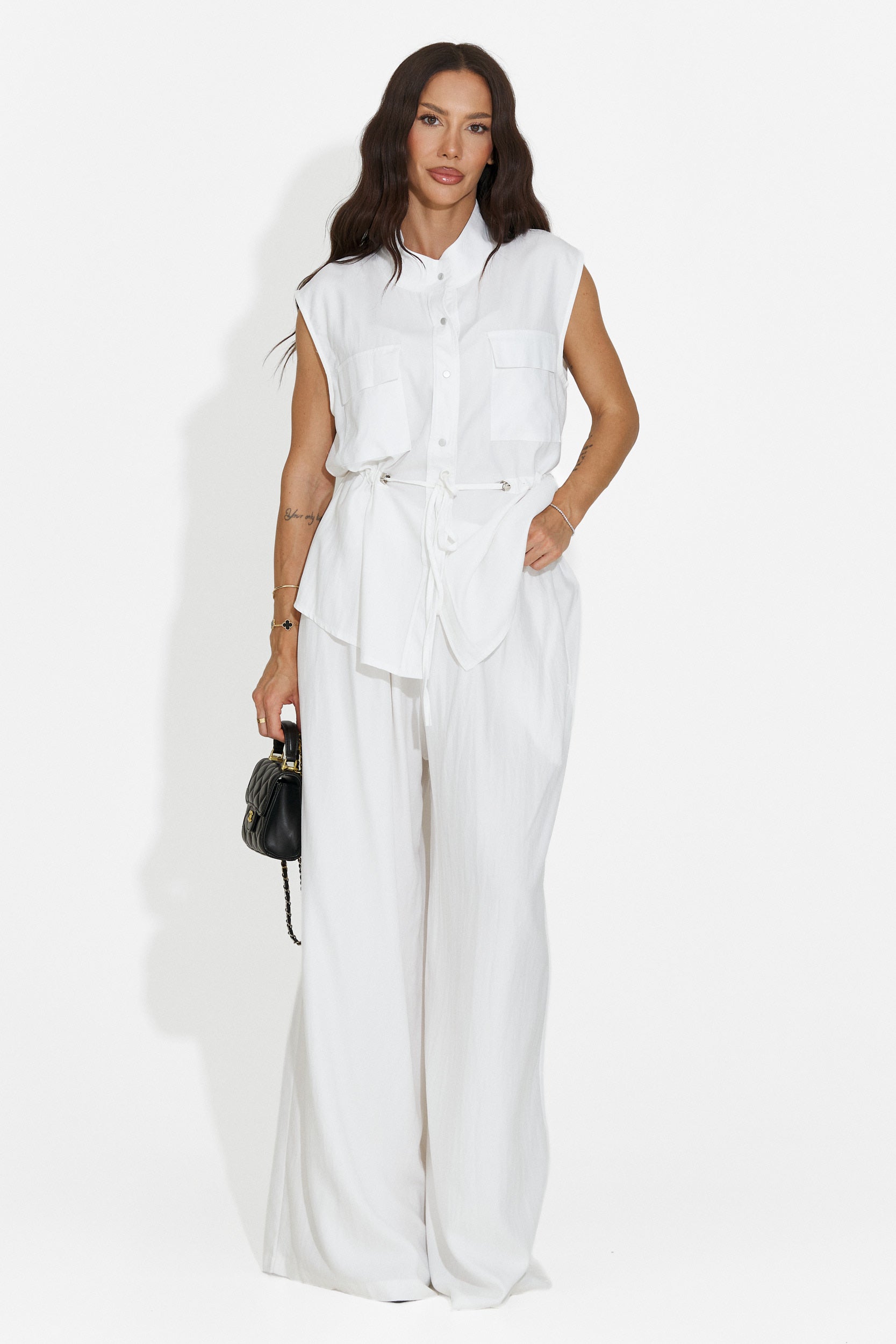 Women's set with white pants Yvaine Bogas