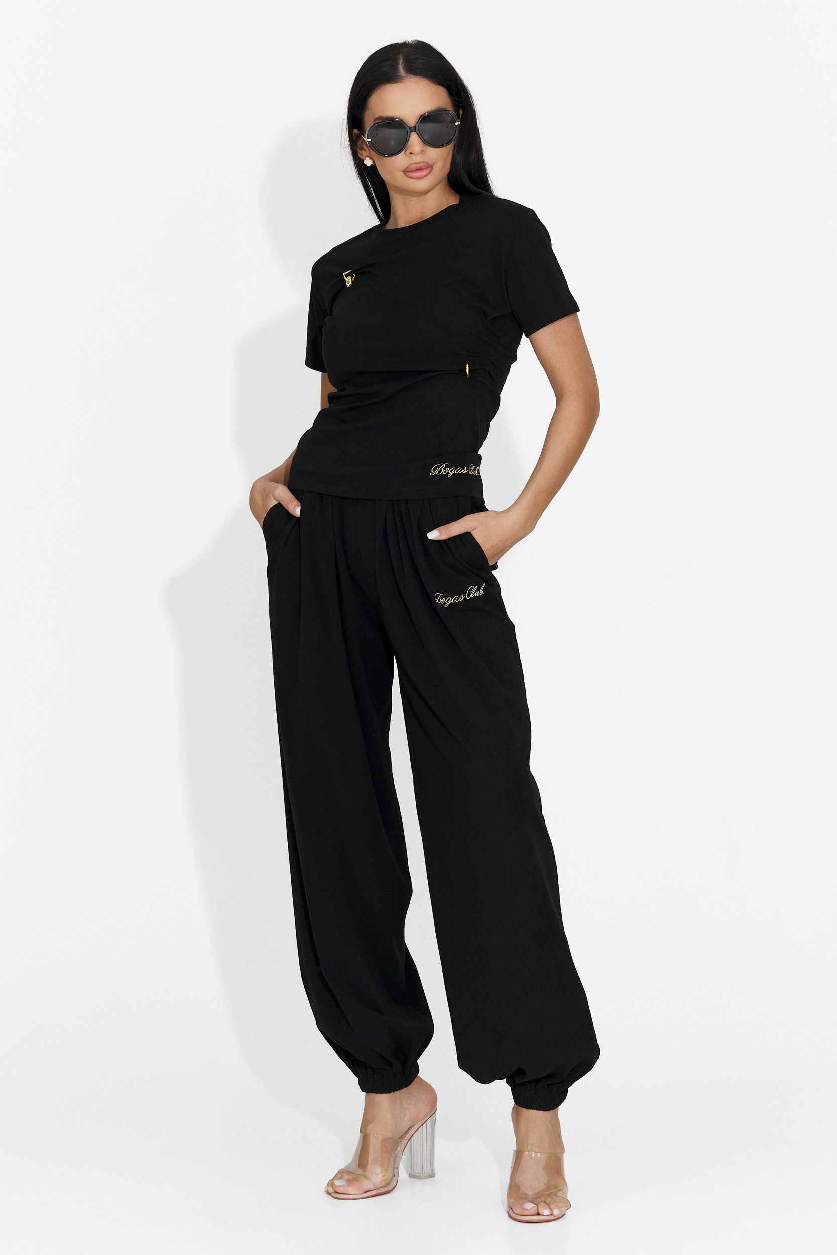 Leah Bogas Damenanzug mit schwarzer Hose