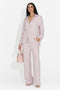 Wyat Bogas women's suit with pink trousers