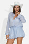 Women's suit with blue shorts Presimna Bogas