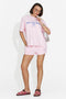 Casiana Bogas Damen Set mit rosa Shorts