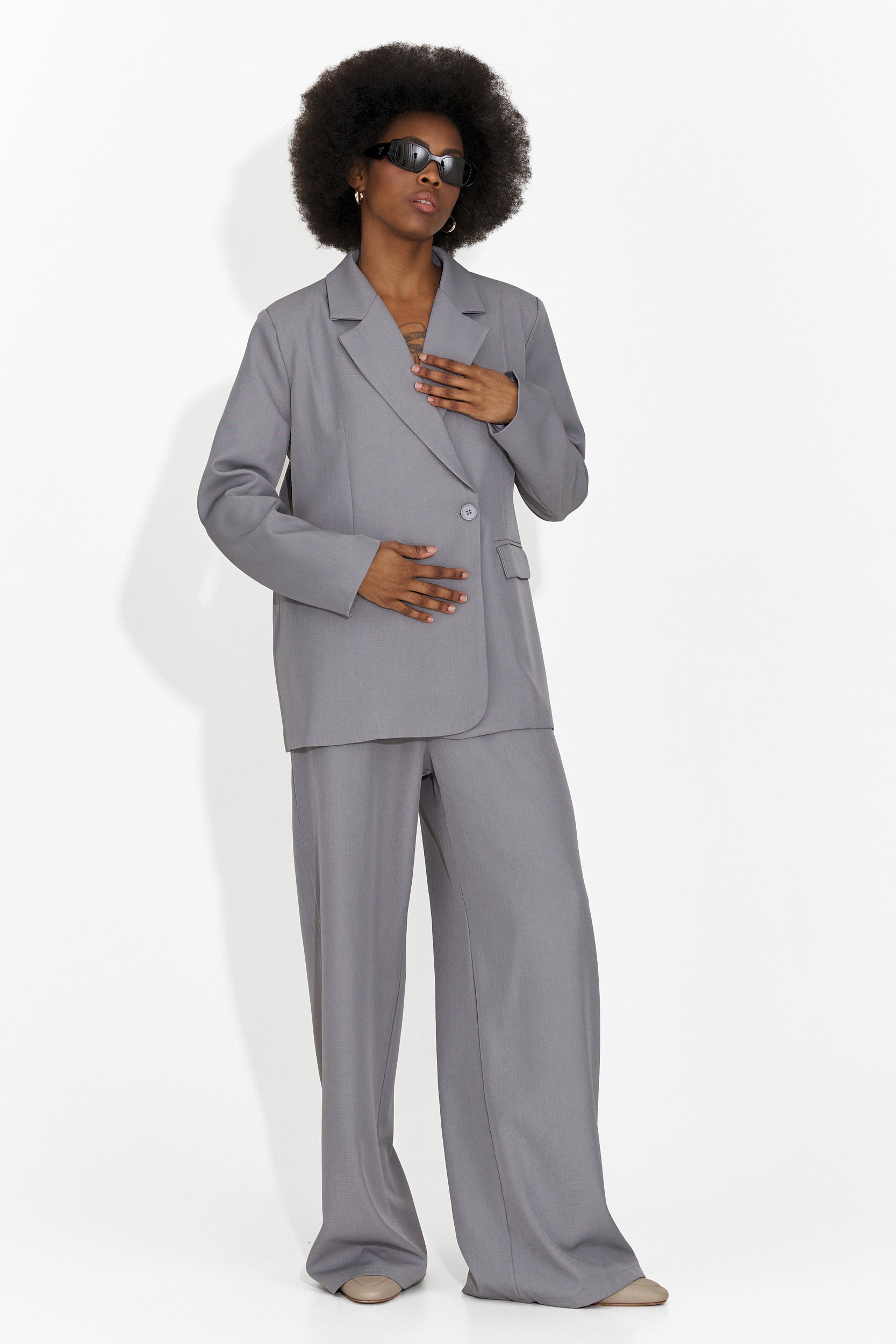 Elegant grå damdräkt Timelia Bogas