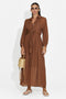 Women's suit dress + shirt brown Aishia Bogas